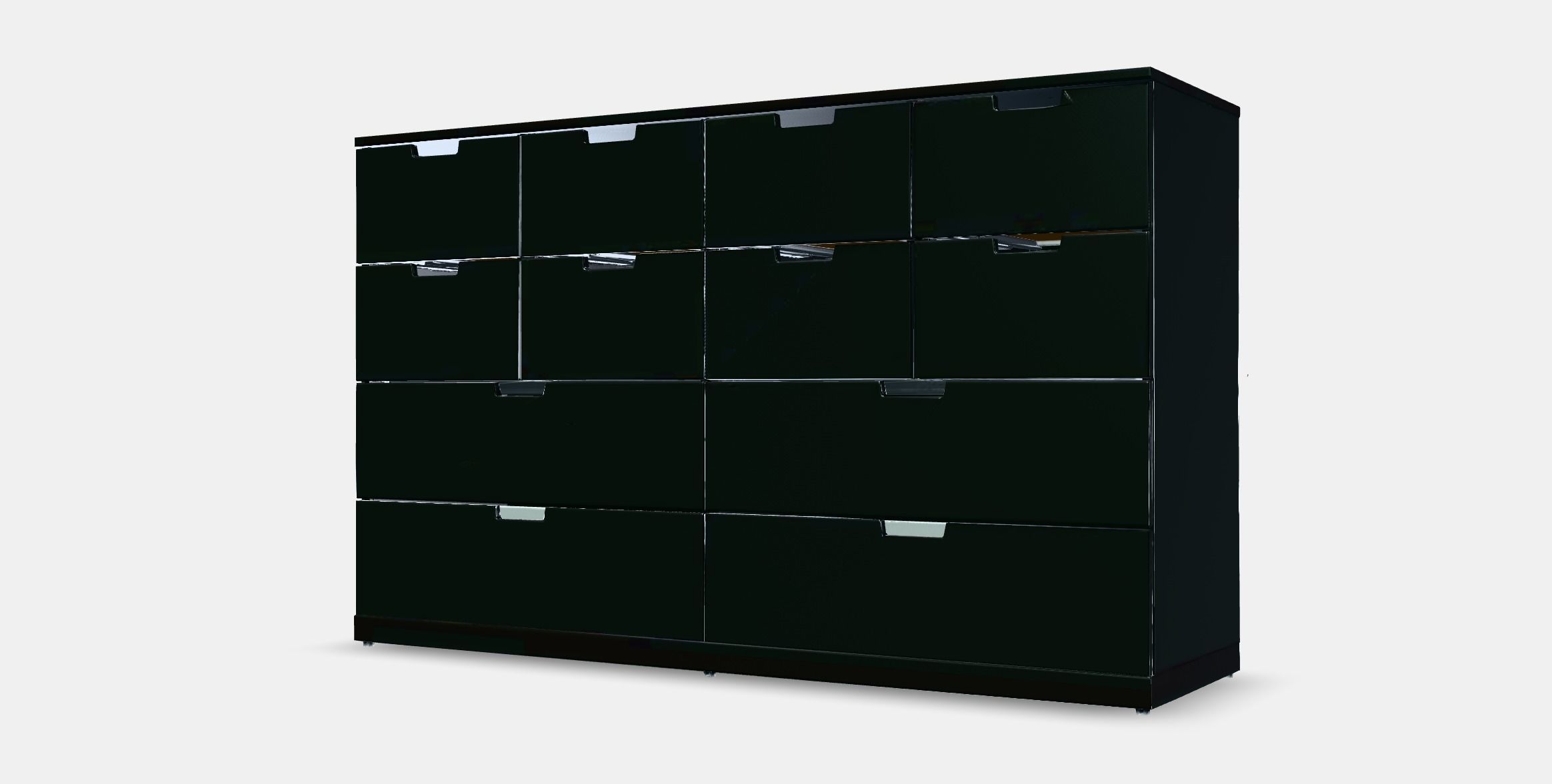 NORDLI Chest of 12 drawers 3 Low-poly 3D model_13