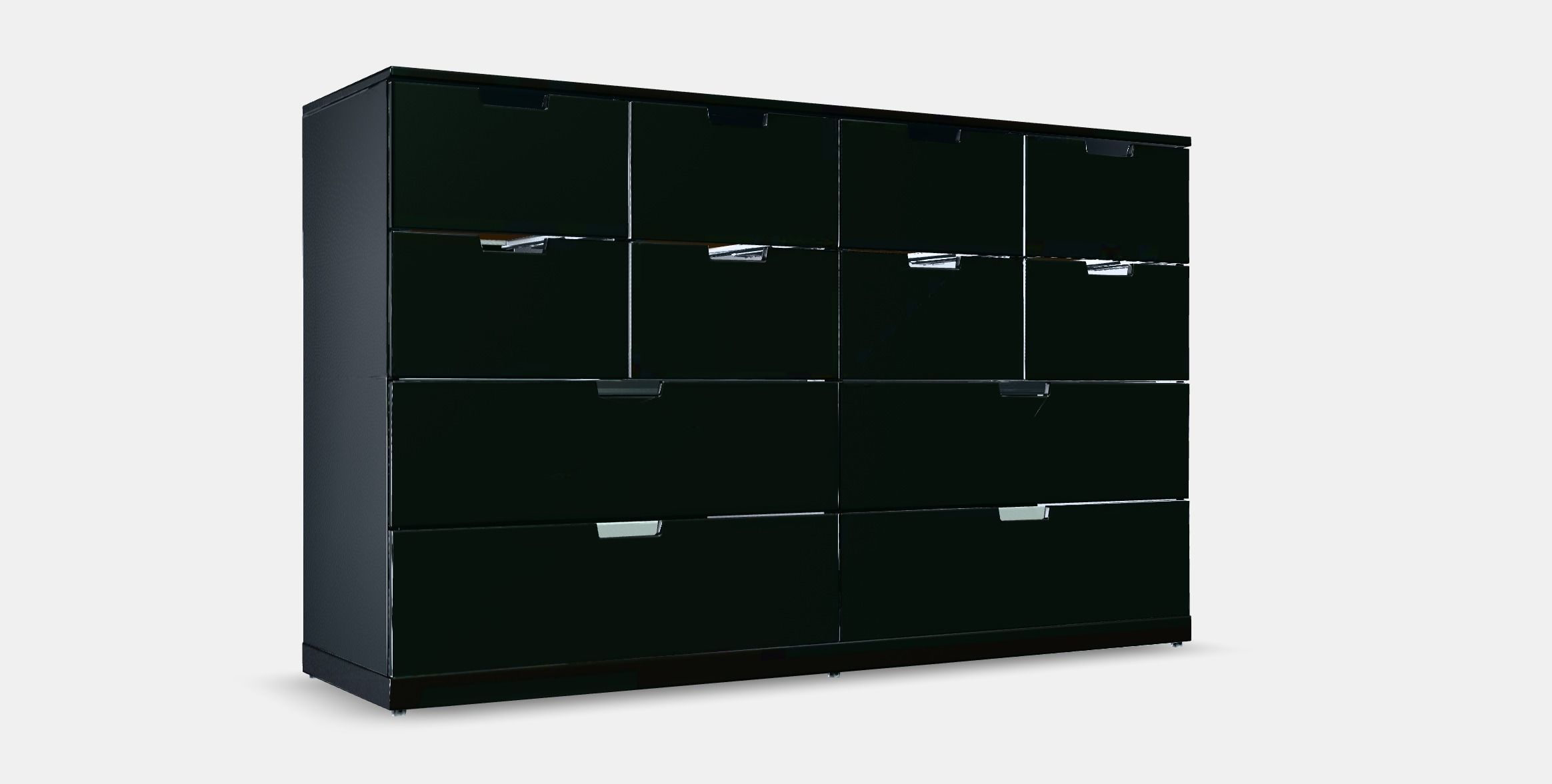 NORDLI Chest of 12 drawers 3 Low-poly 3D model_10