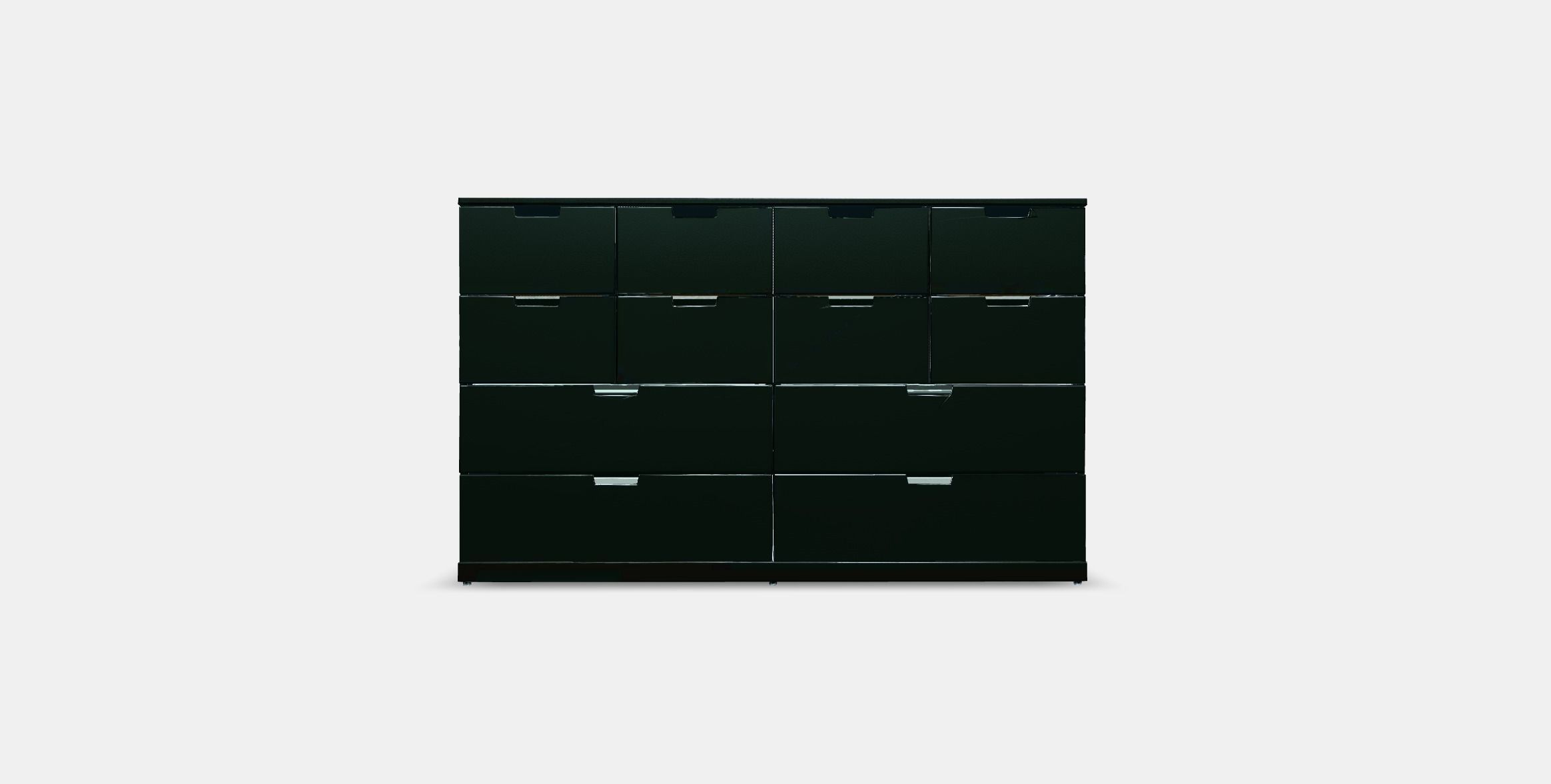 NORDLI Chest of 12 drawers 3 Low-poly 3D model_8