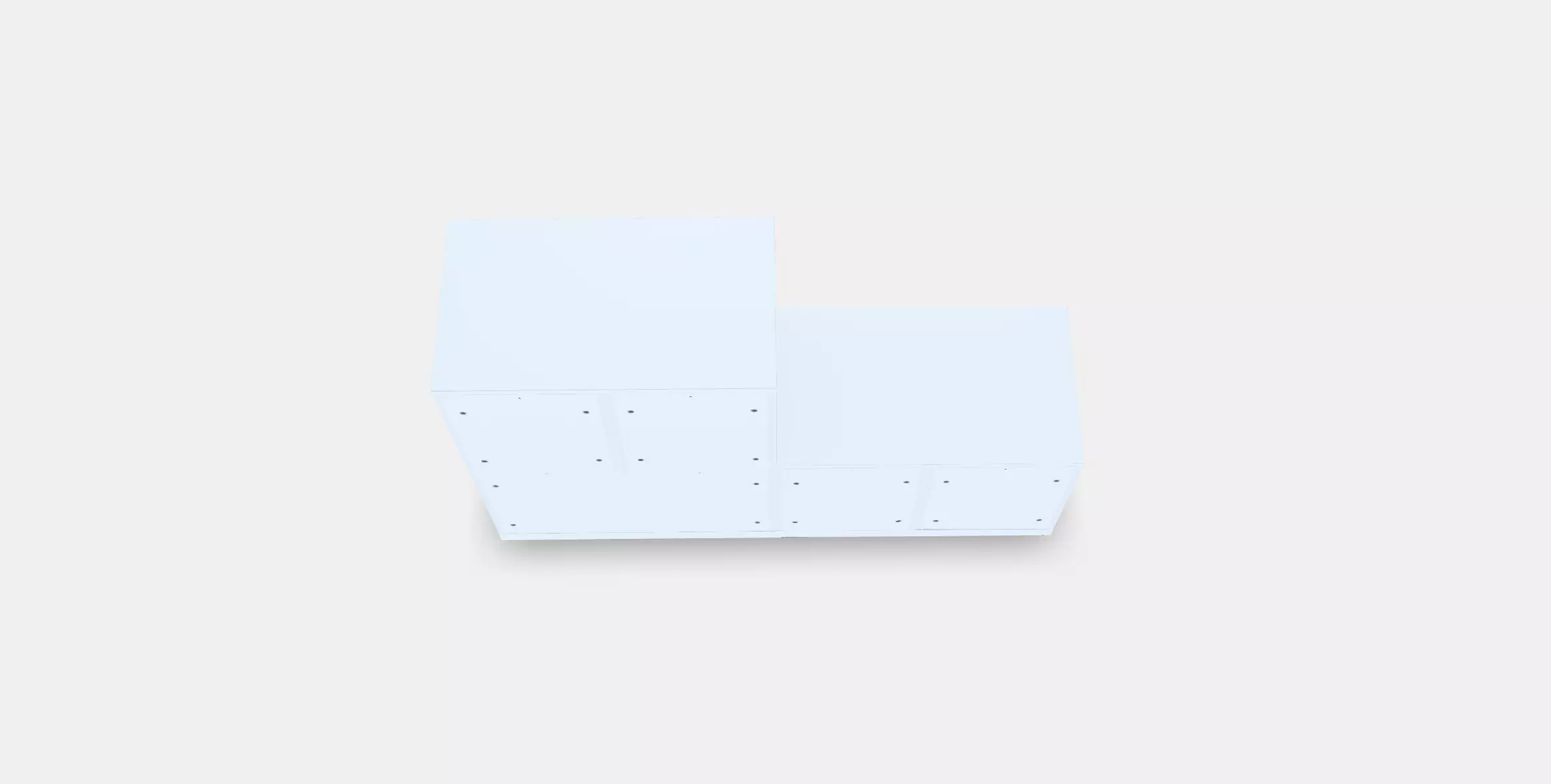 NORDLI Chest of 10 drawers Low-poly 3D model_0