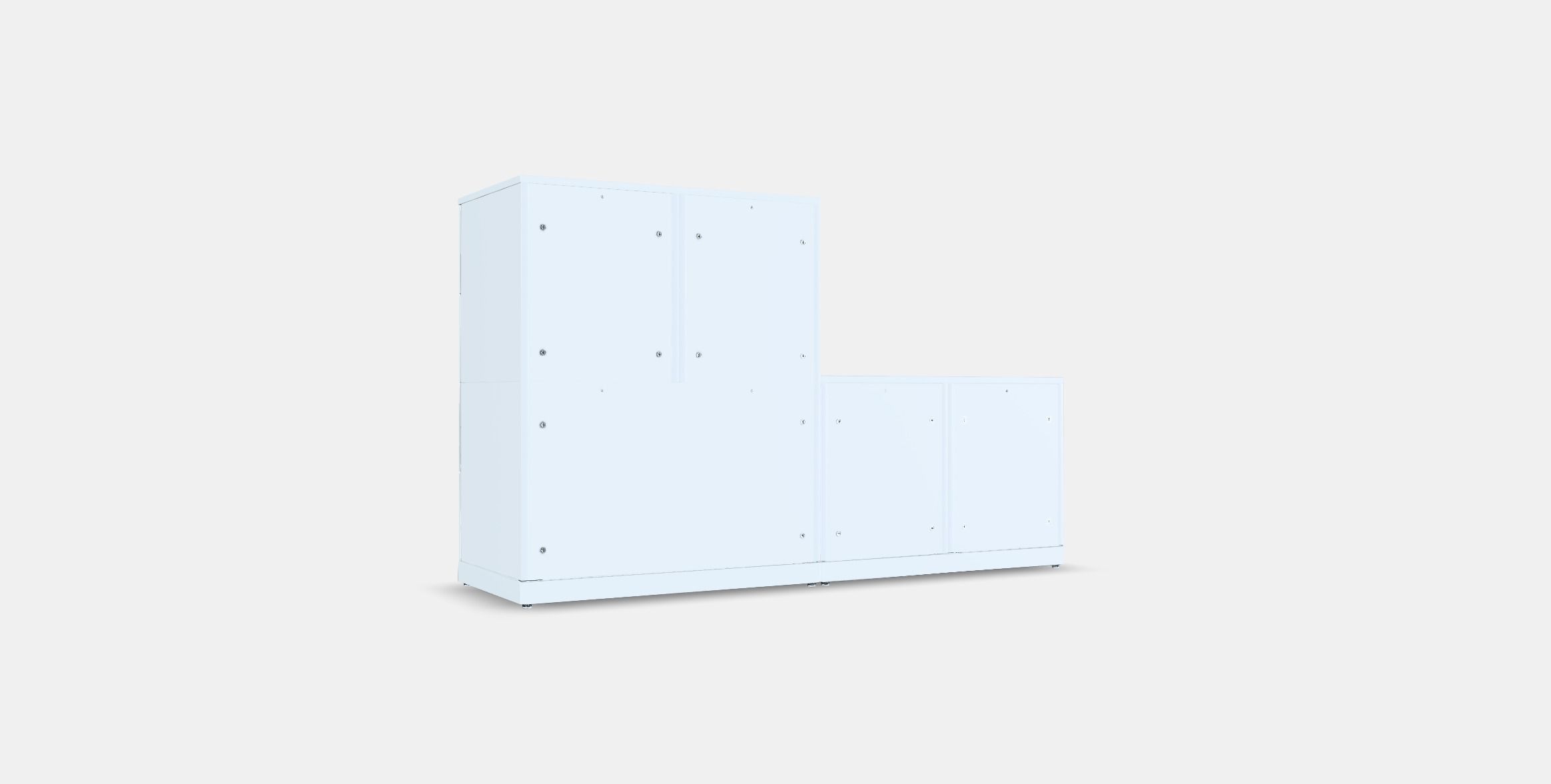 NORDLI Chest of 10 drawers Low-poly 3D model_16