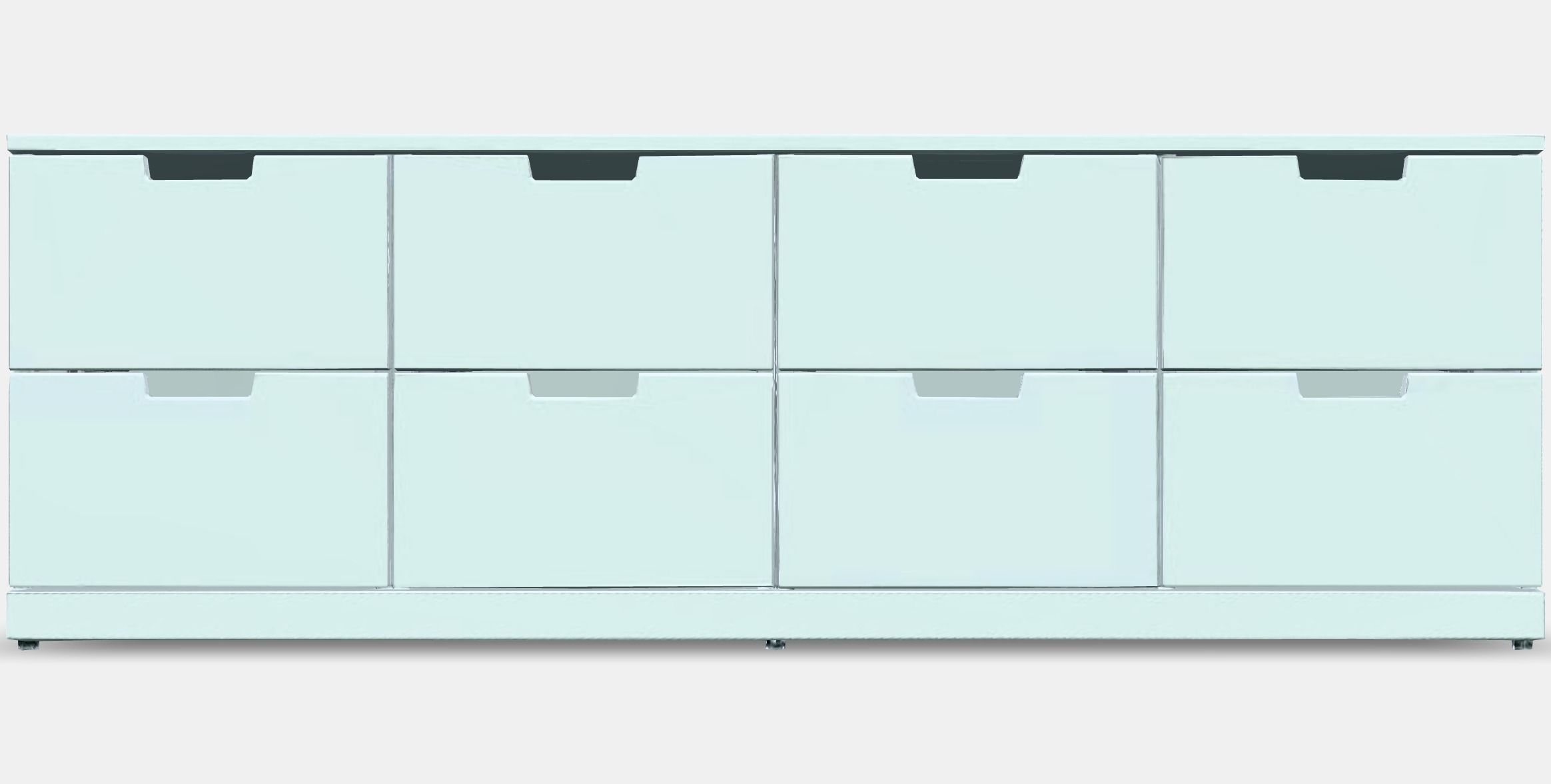 NORDLI Chest of 8 drawers 2 Low-poly 3D model_10