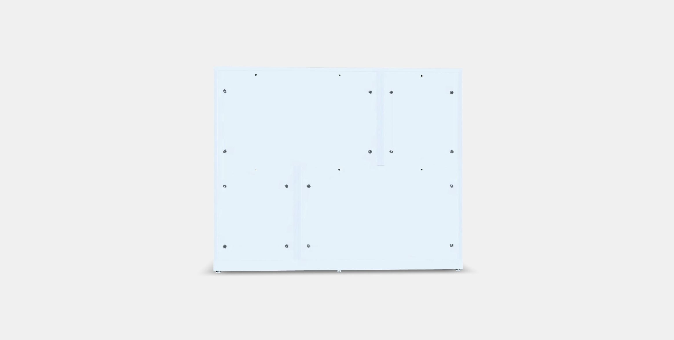 NORDLI Chest of 6 drawers 3 Low-poly 3D model_14