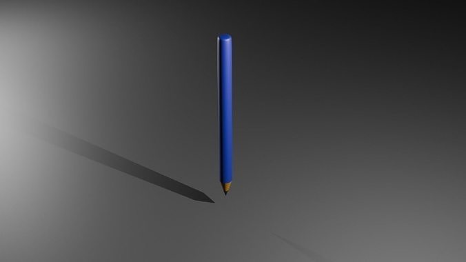 PENCIL LOW POLY - READY TO PLAY Free low-poly 3D model