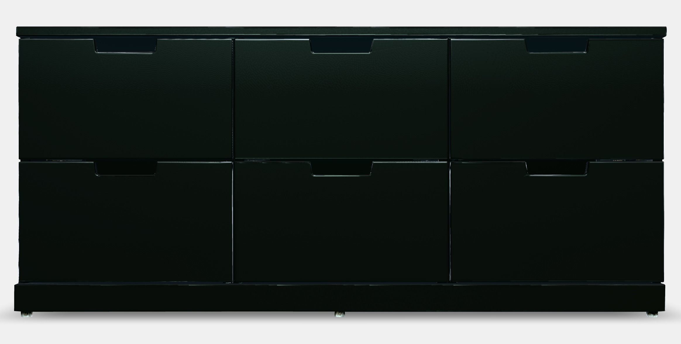 NORDLI Chest of 6 drawers 4 Low-poly 3D model_11