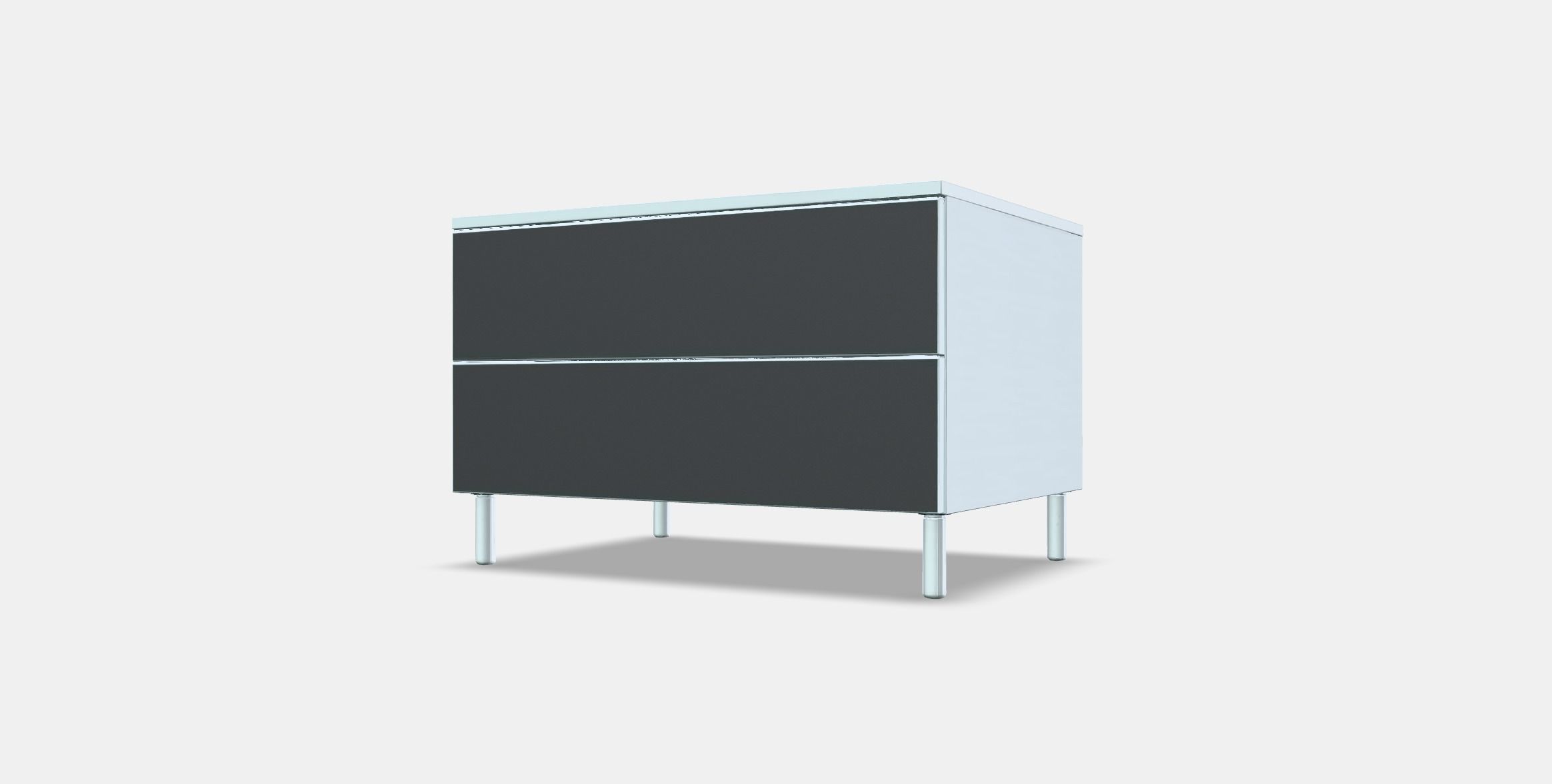 PLATSA Chest of 2 drawers Low-poly 3D model_12