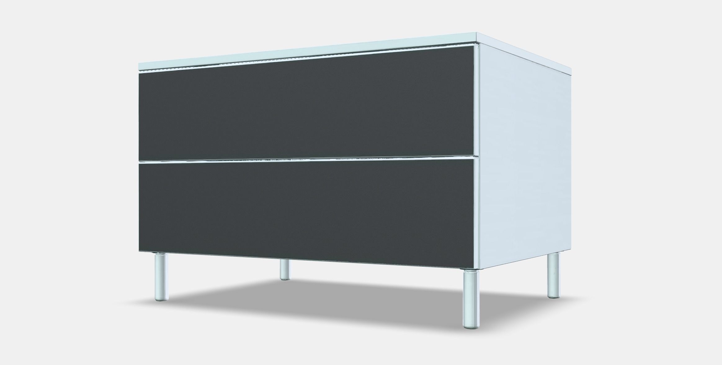 PLATSA Chest of 2 drawers Low-poly 3D model_13