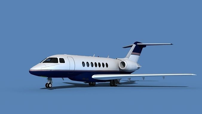 Hawker Siddley 4000 V01 3D model