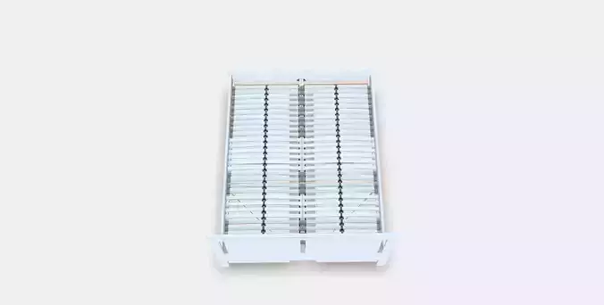 SONGESAND Bed frame with 4 storage boxes