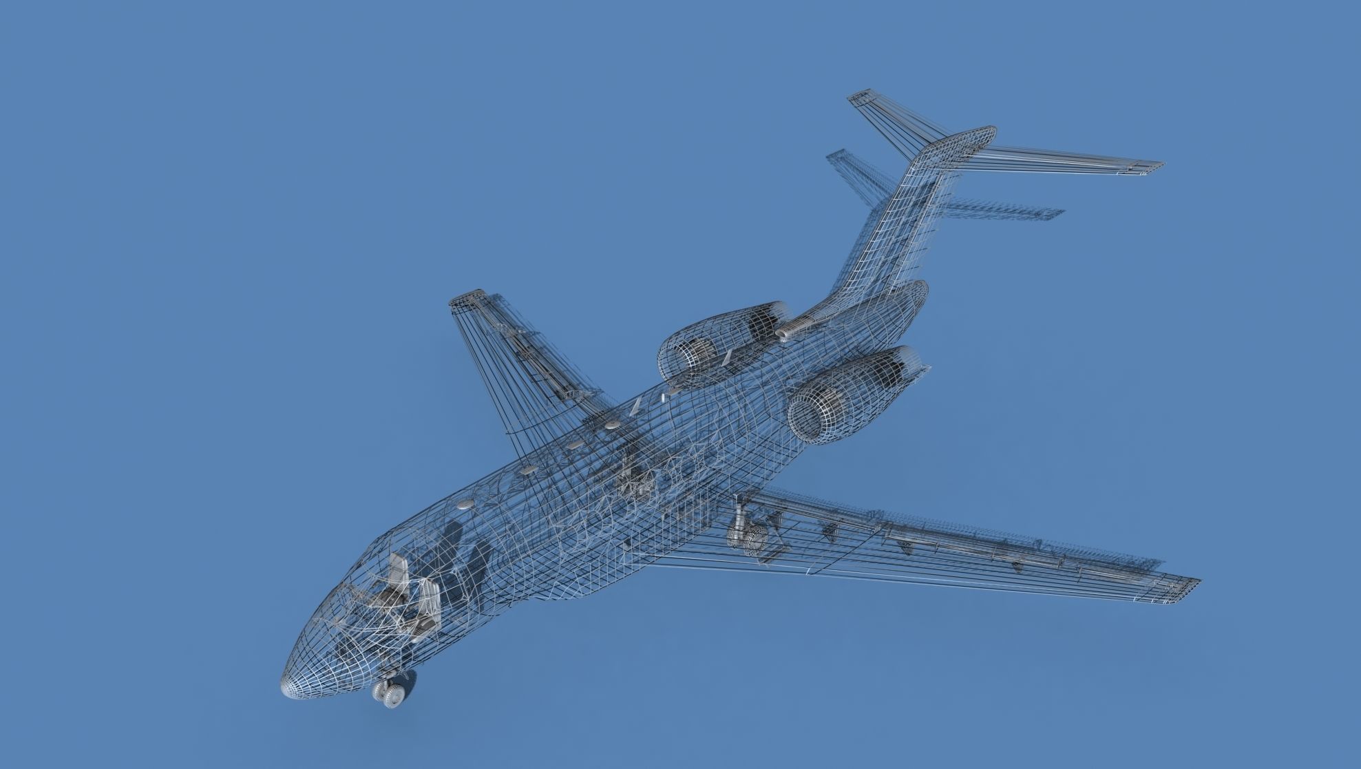 Hawker Siddley 4000 V03 3D model_21