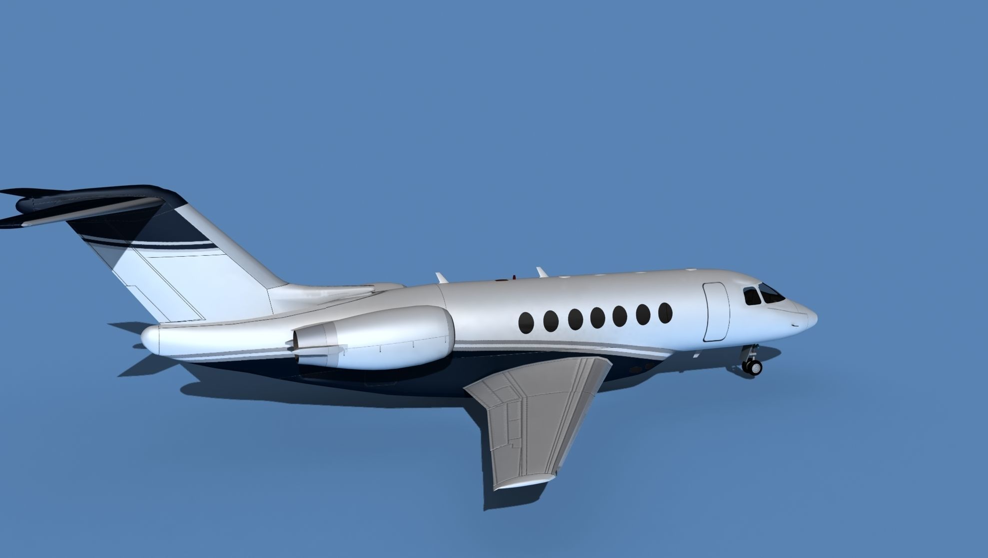 Hawker Siddley 4000 V03 3D model_4