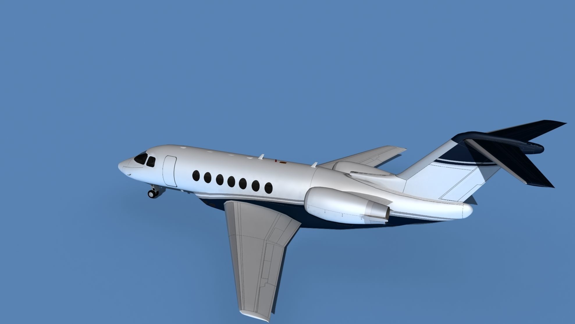 Hawker Siddley 4000 V03 3D model_8