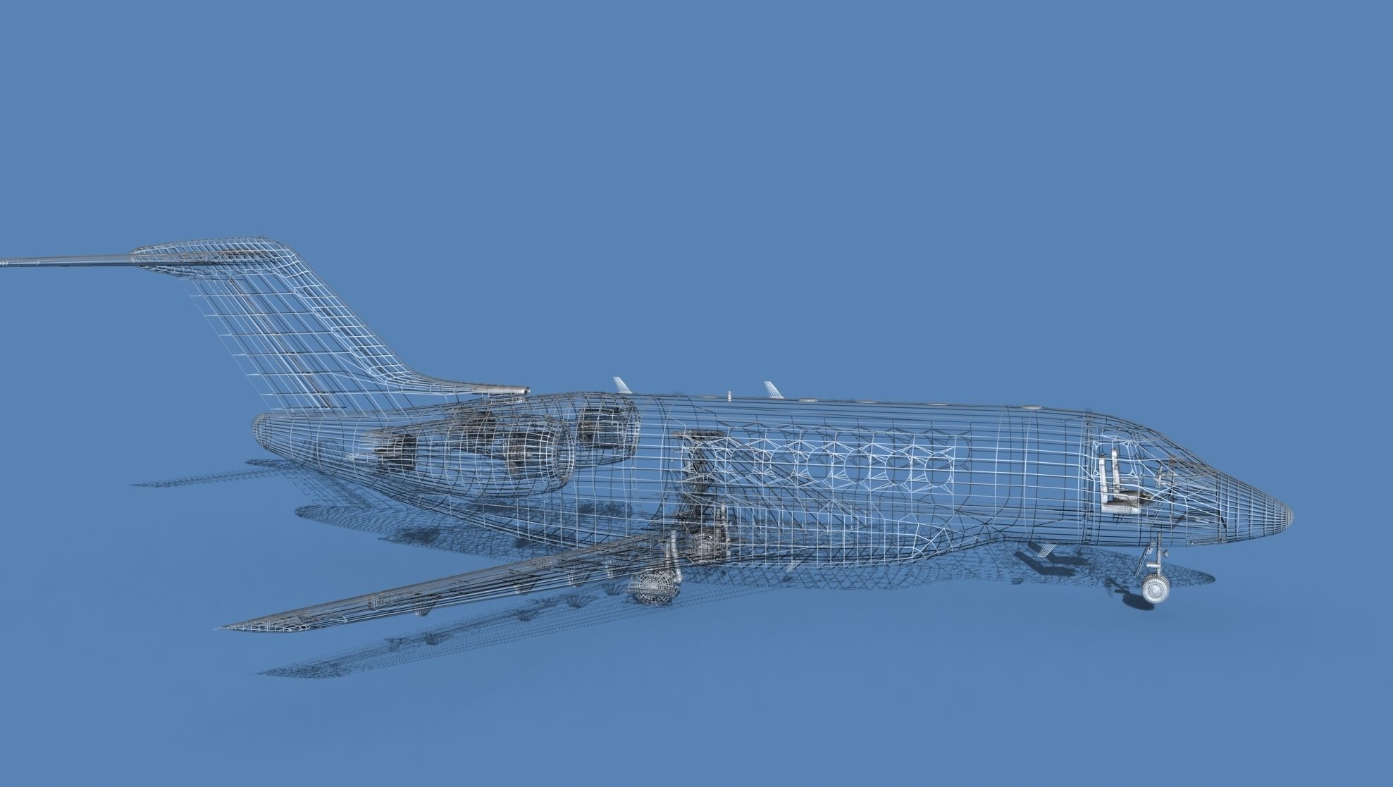 Hawker Siddley 4000 V03 3D model_14