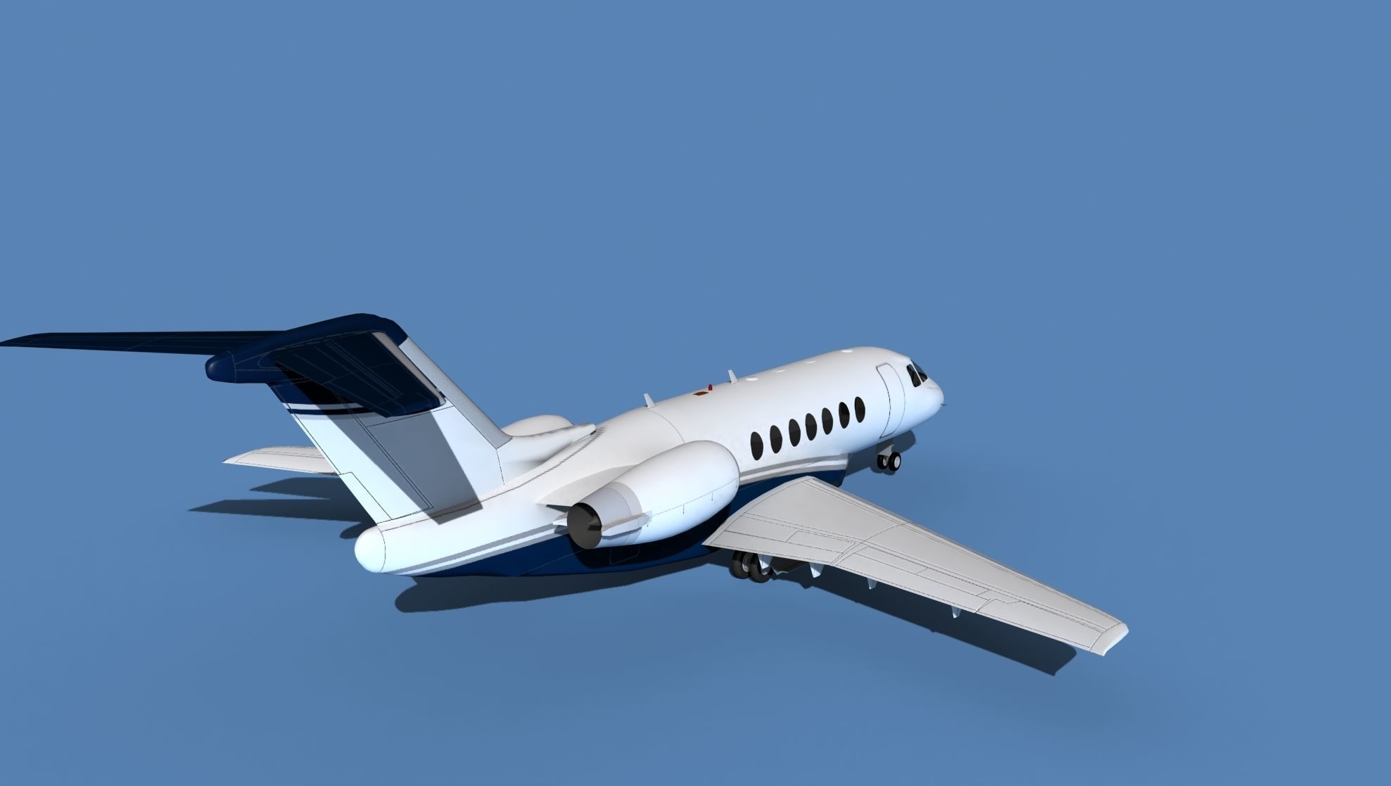 Hawker Siddley 4000 V03 3D model_5