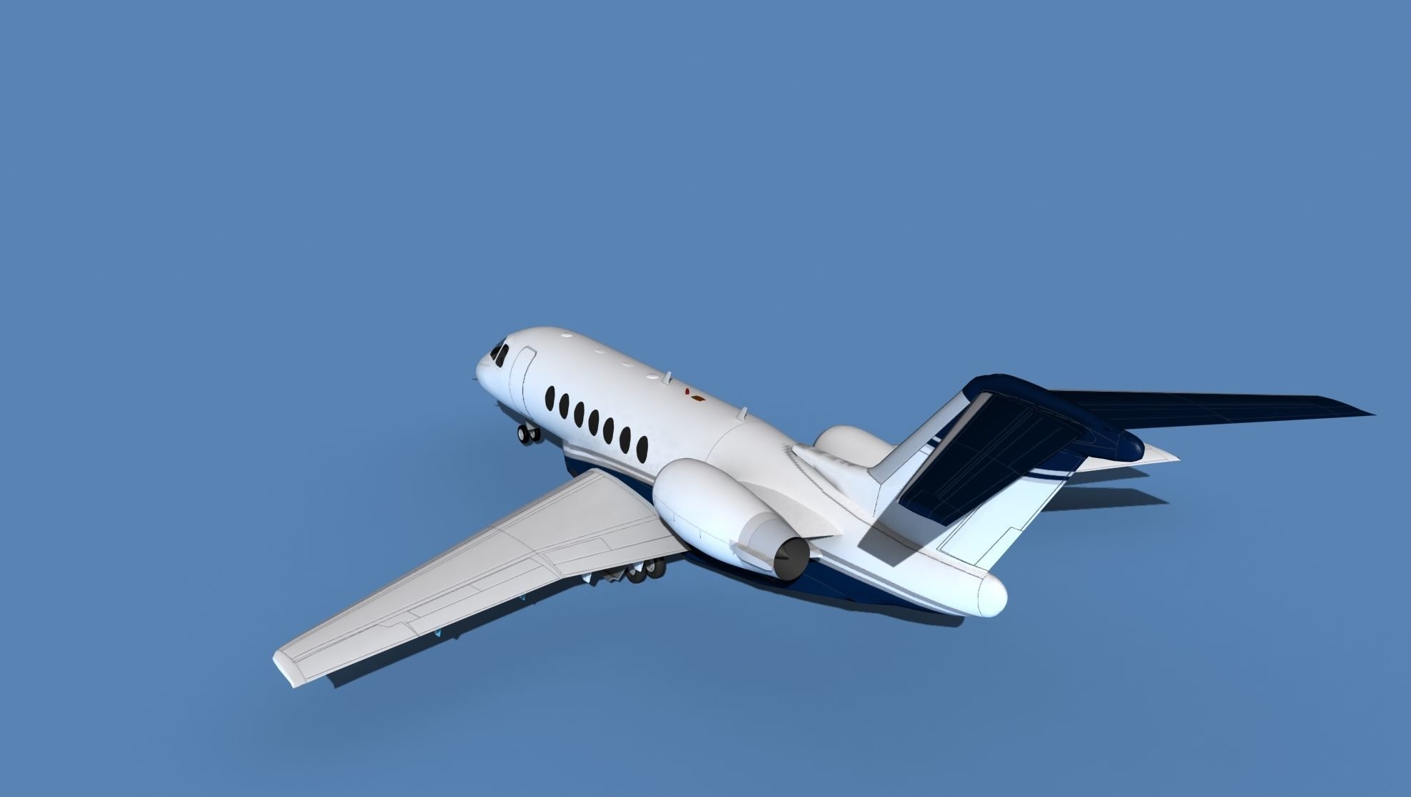 Hawker Siddley 4000 V03 3D model_7