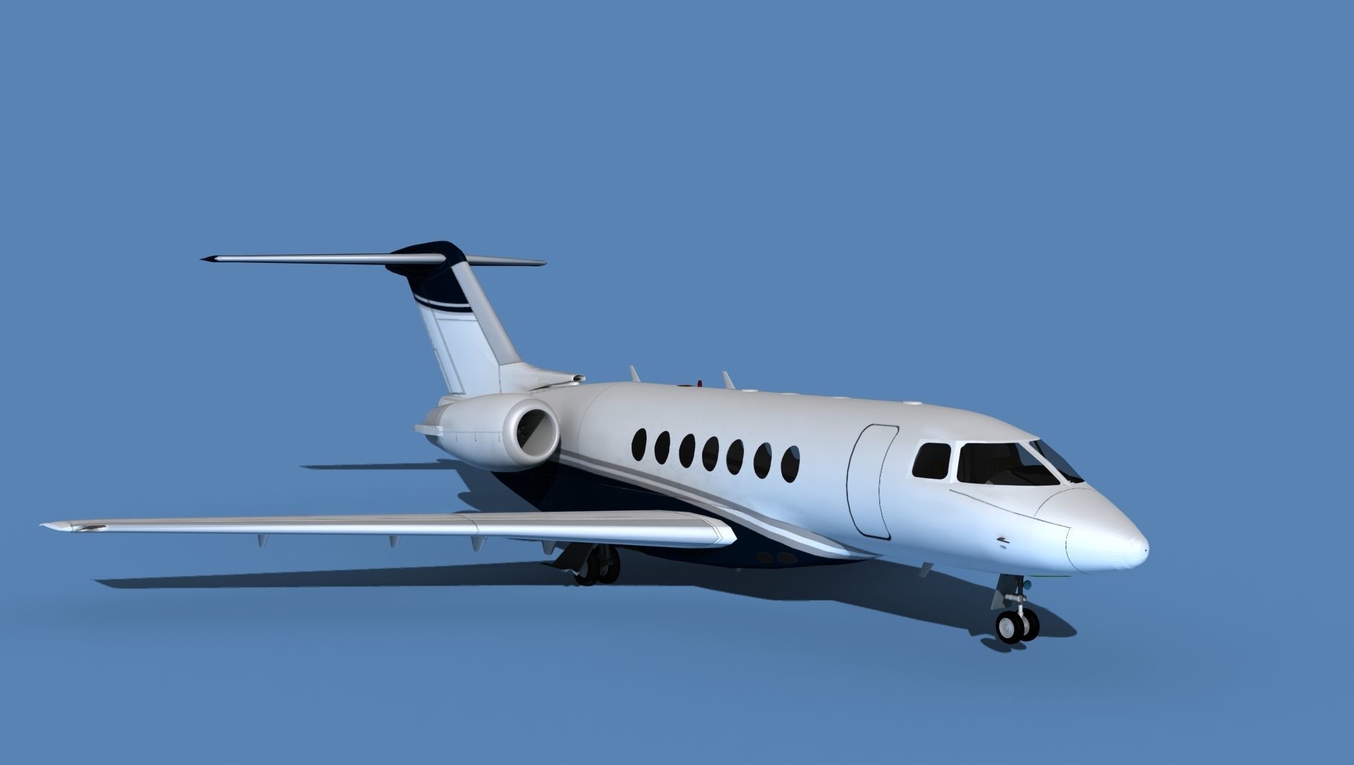 Hawker Siddley 4000 V03 3D model_2
