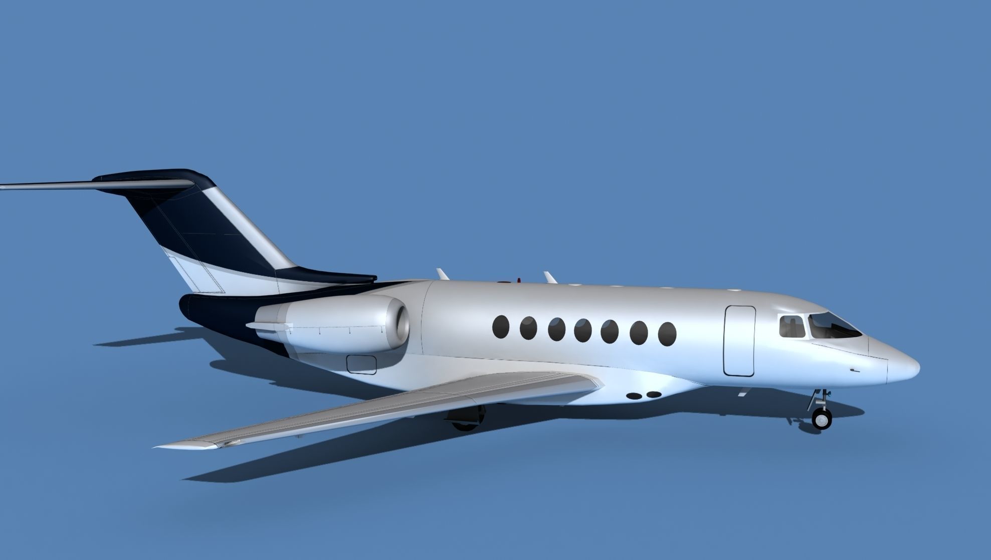 Hawker Siddley 4000 V04 3D model_3