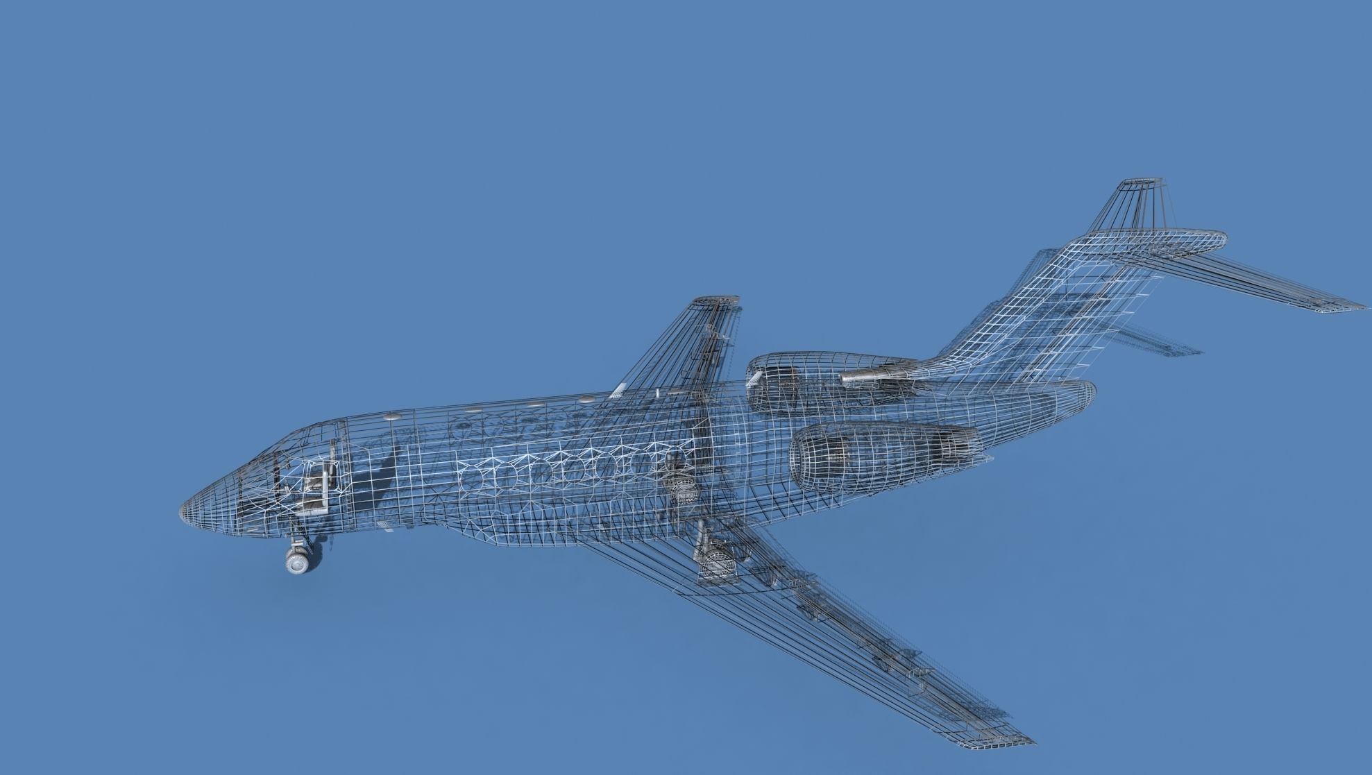 Hawker Siddley 4000 V04 3D model_20