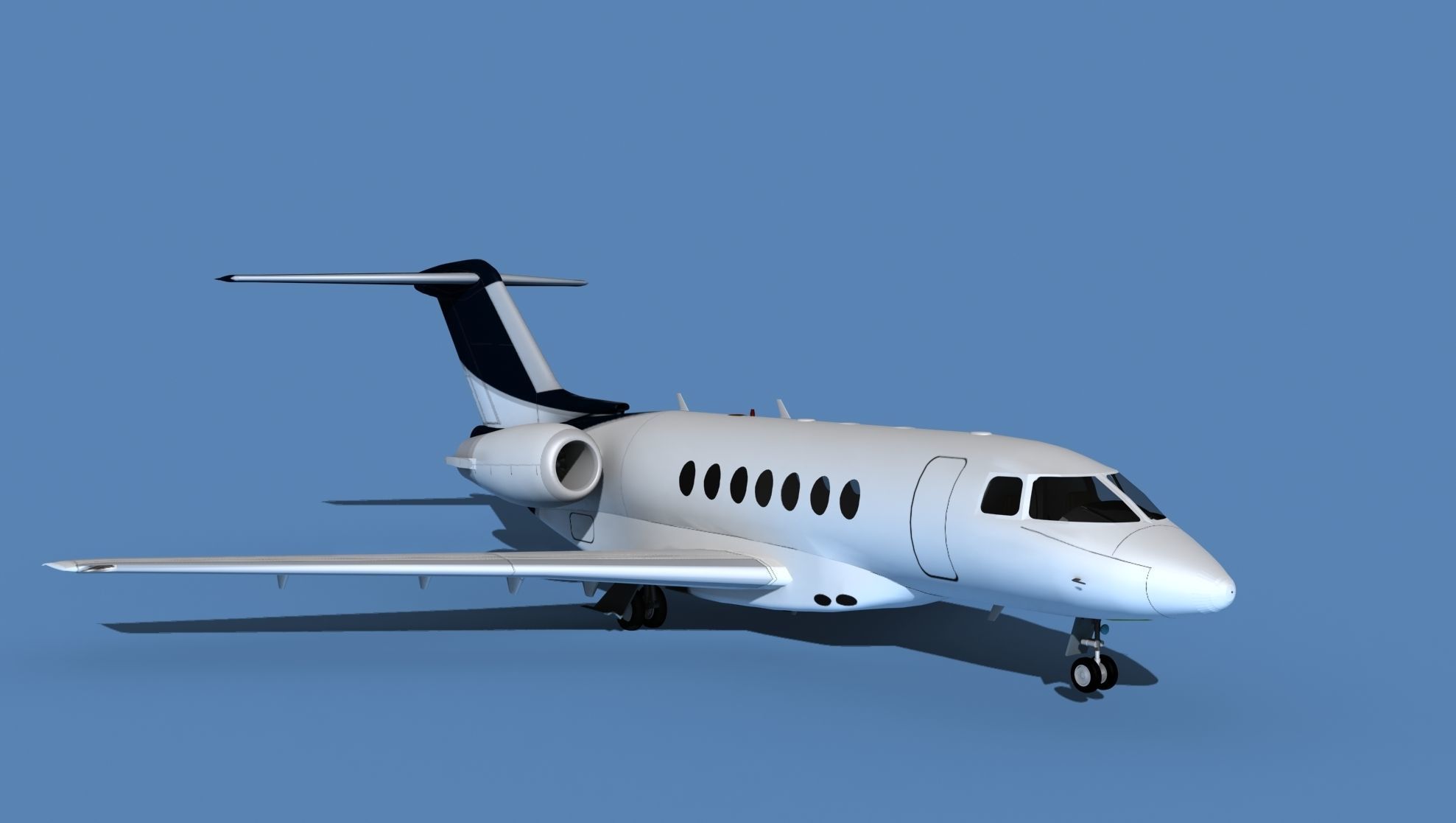 Hawker Siddley 4000 V04 3D model_2