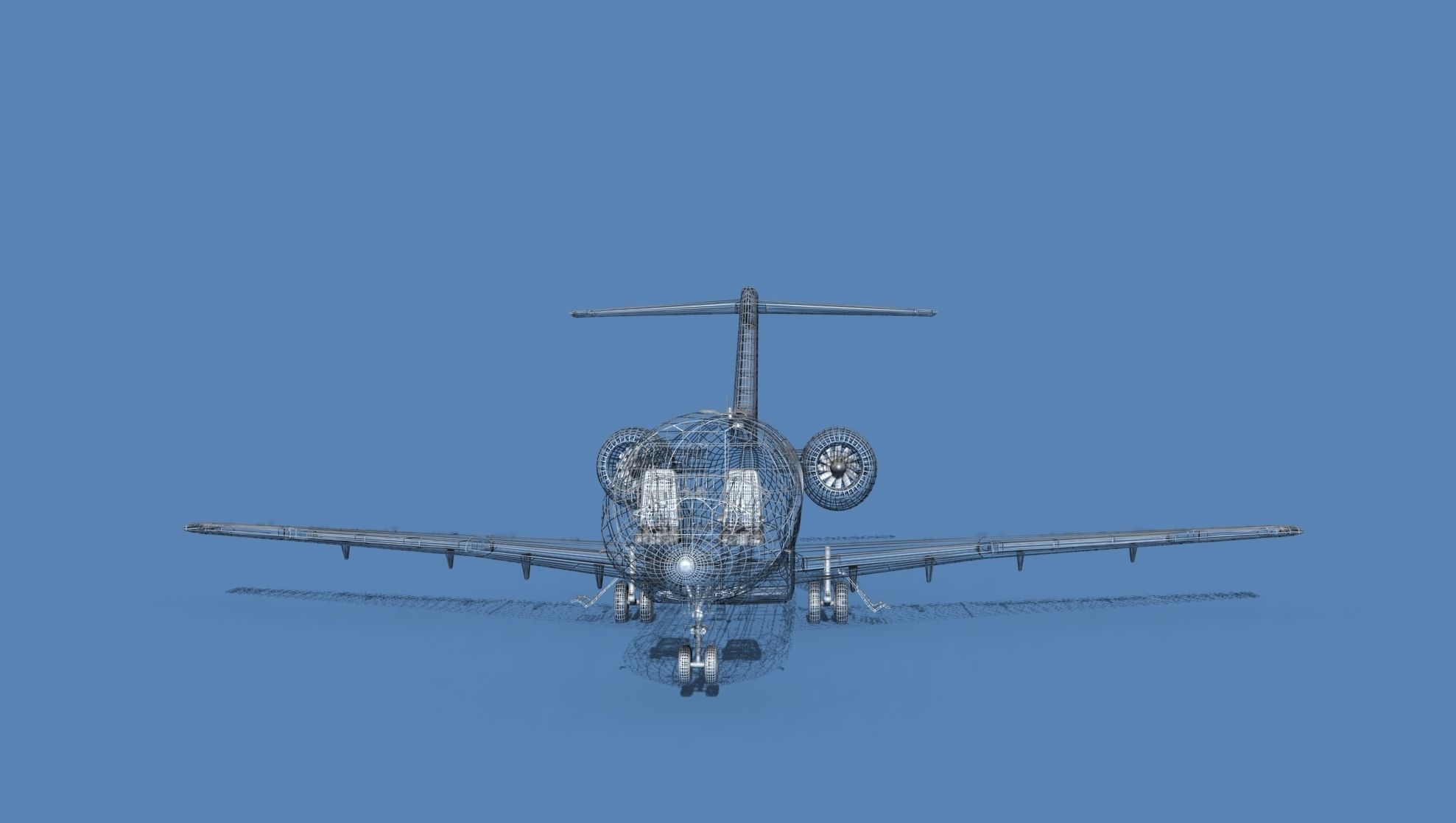 Hawker Siddley 4000 V04 3D model_12