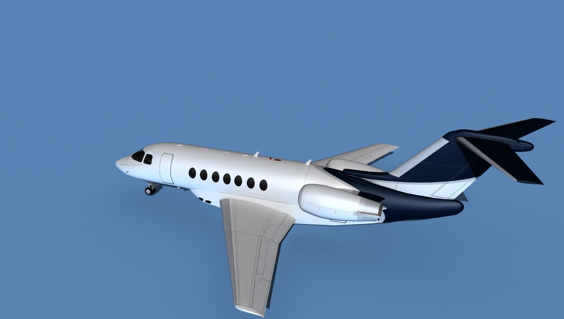 Hawker Siddley 4000 V04 3D model_8