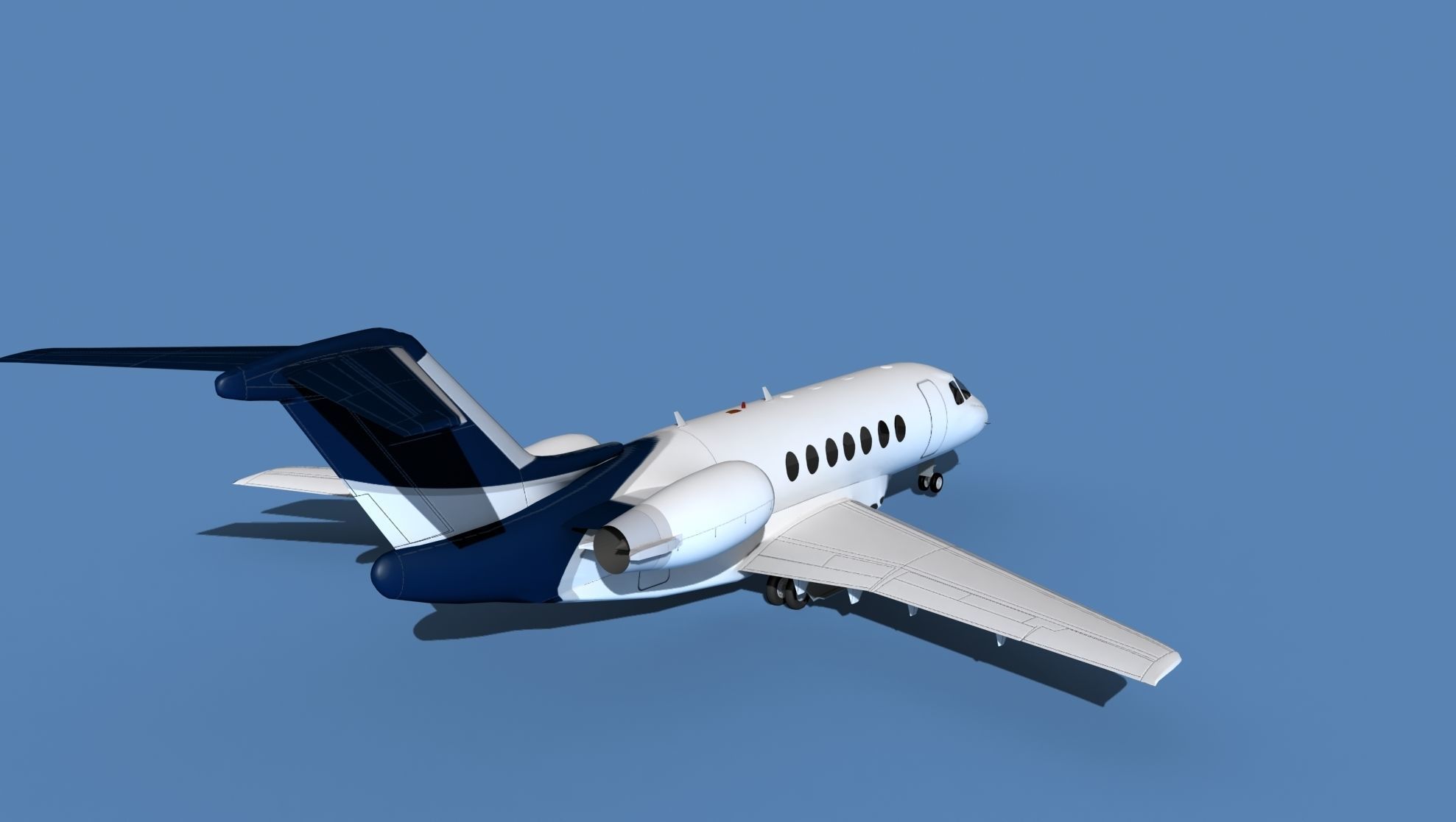 Hawker Siddley 4000 V04 3D model_5