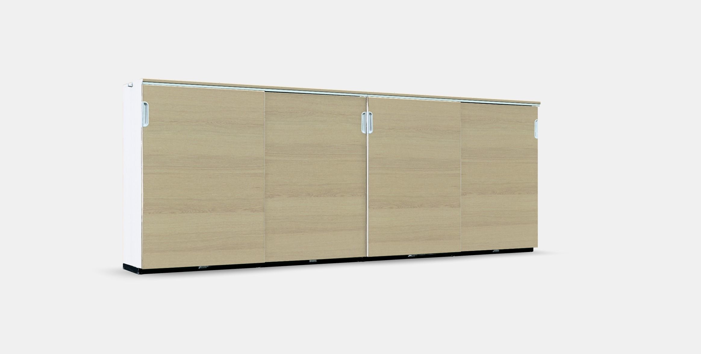 GALANT Storage combination w sliding doors 5 Low-poly 3D model_9