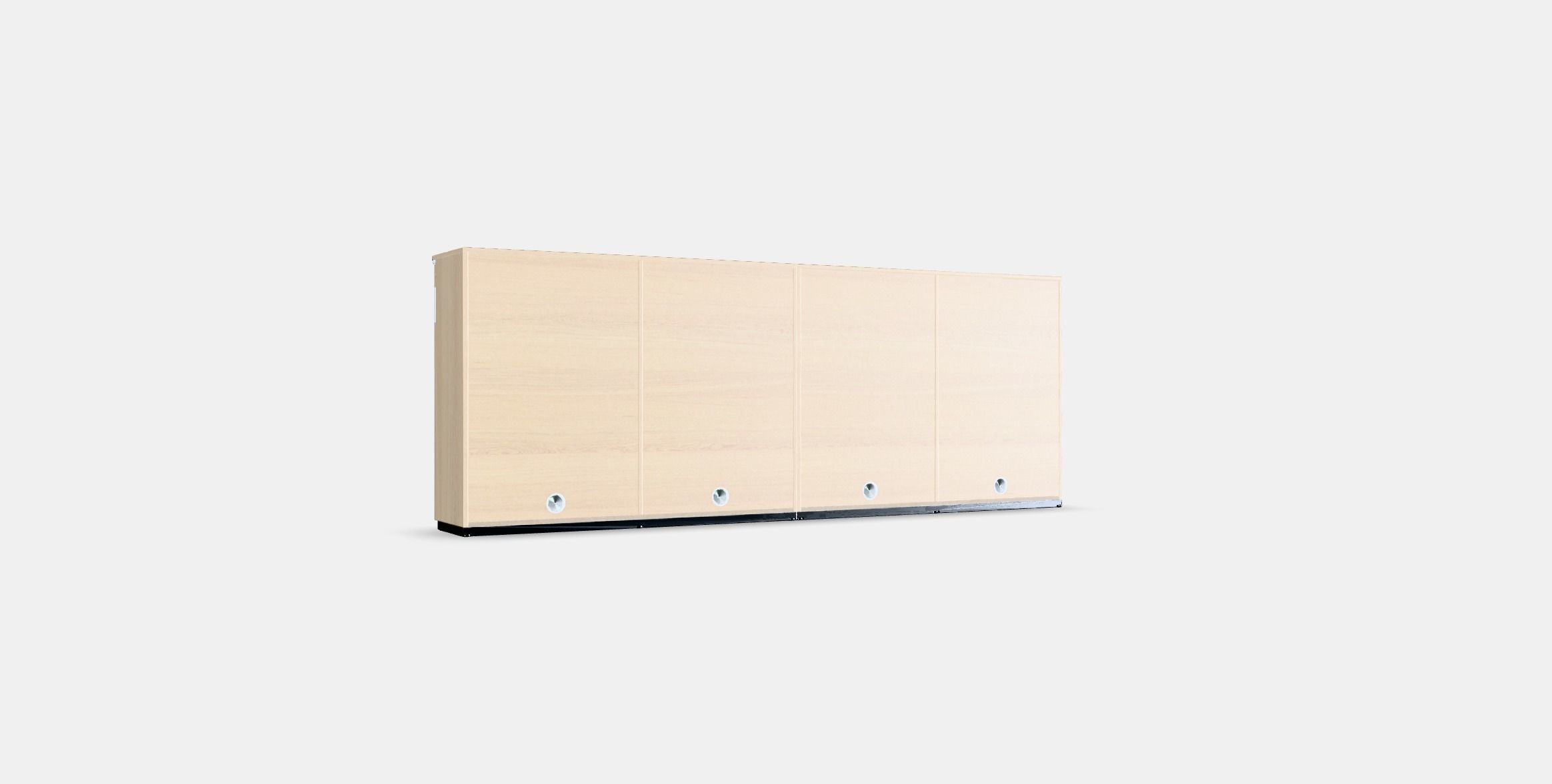 GALANT Storage combination w sliding doors 5 Low-poly 3D model_16