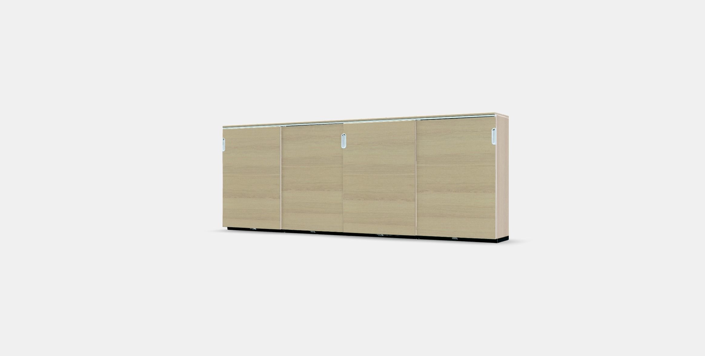 GALANT Storage combination w sliding doors 5 Low-poly 3D model_12