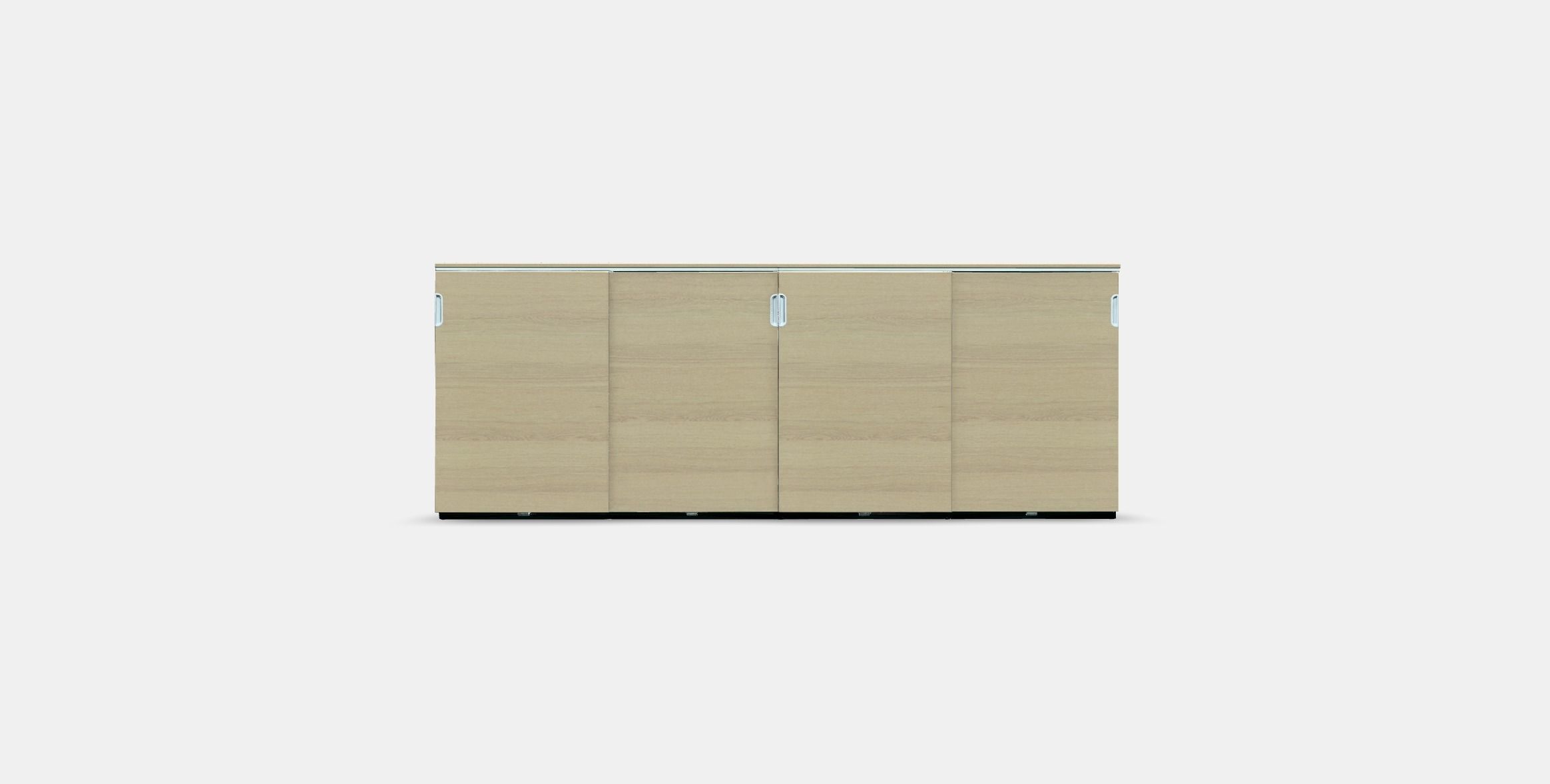 GALANT Storage combination w sliding doors 5 Low-poly 3D model_10