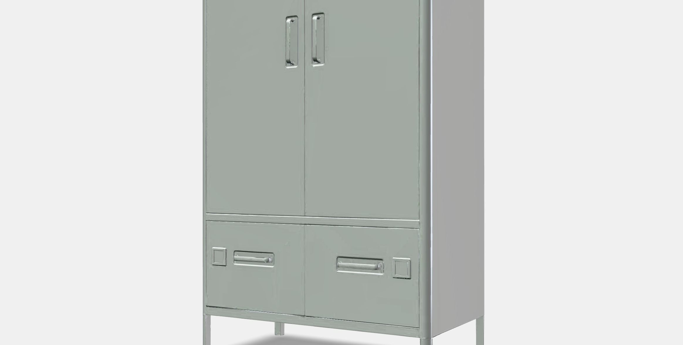 IDASEN Cabinet with smart lock Low-poly 3D model_13