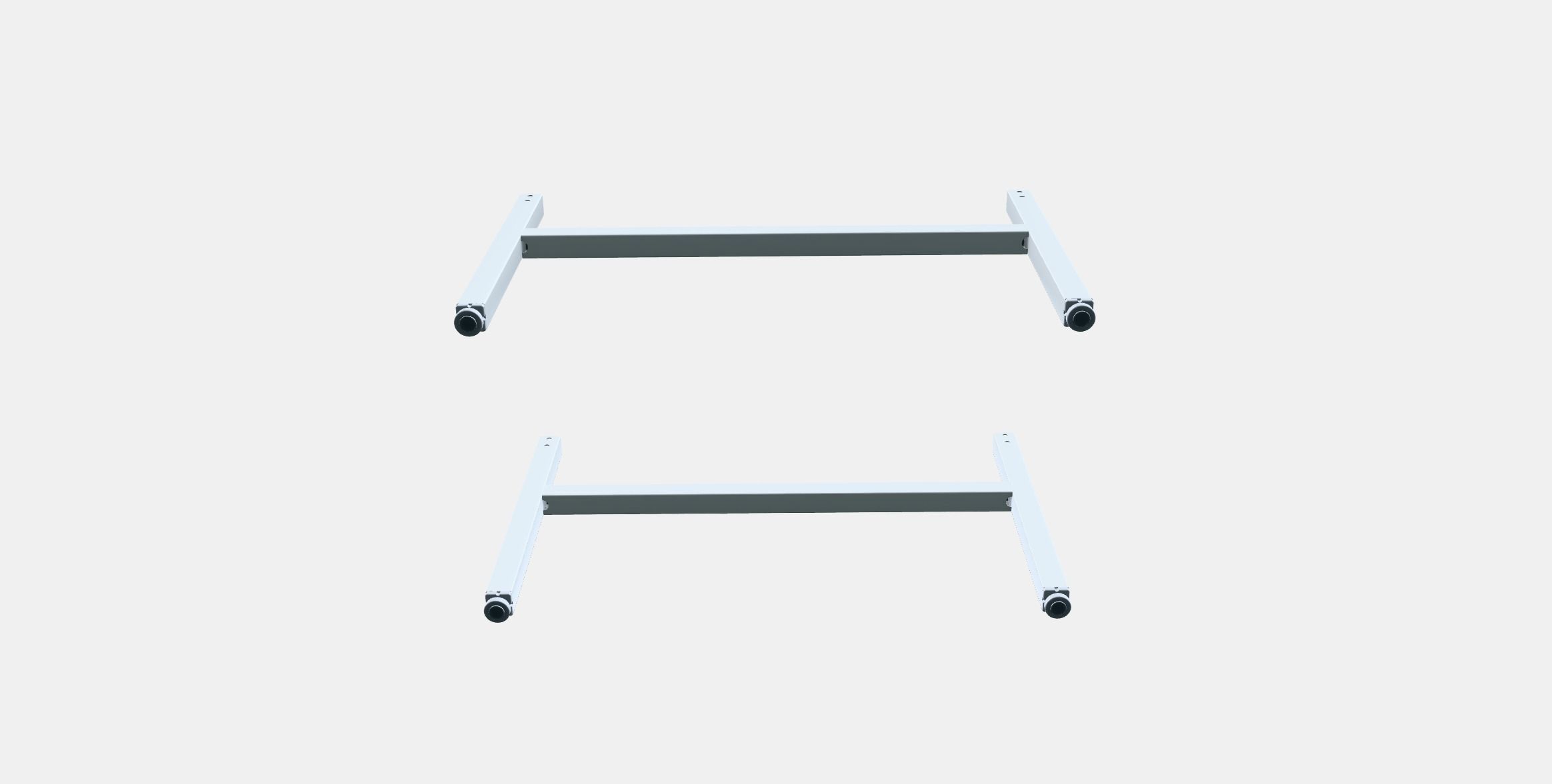 HALLAN Pair of legs Low-poly 3D model_7