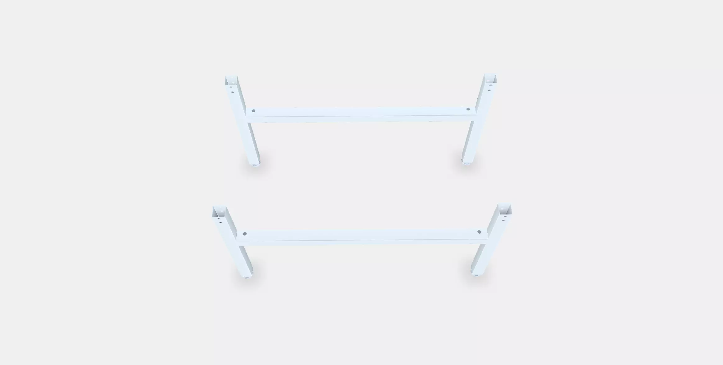 HALLAN Pair of legs Low-poly 3D model_0