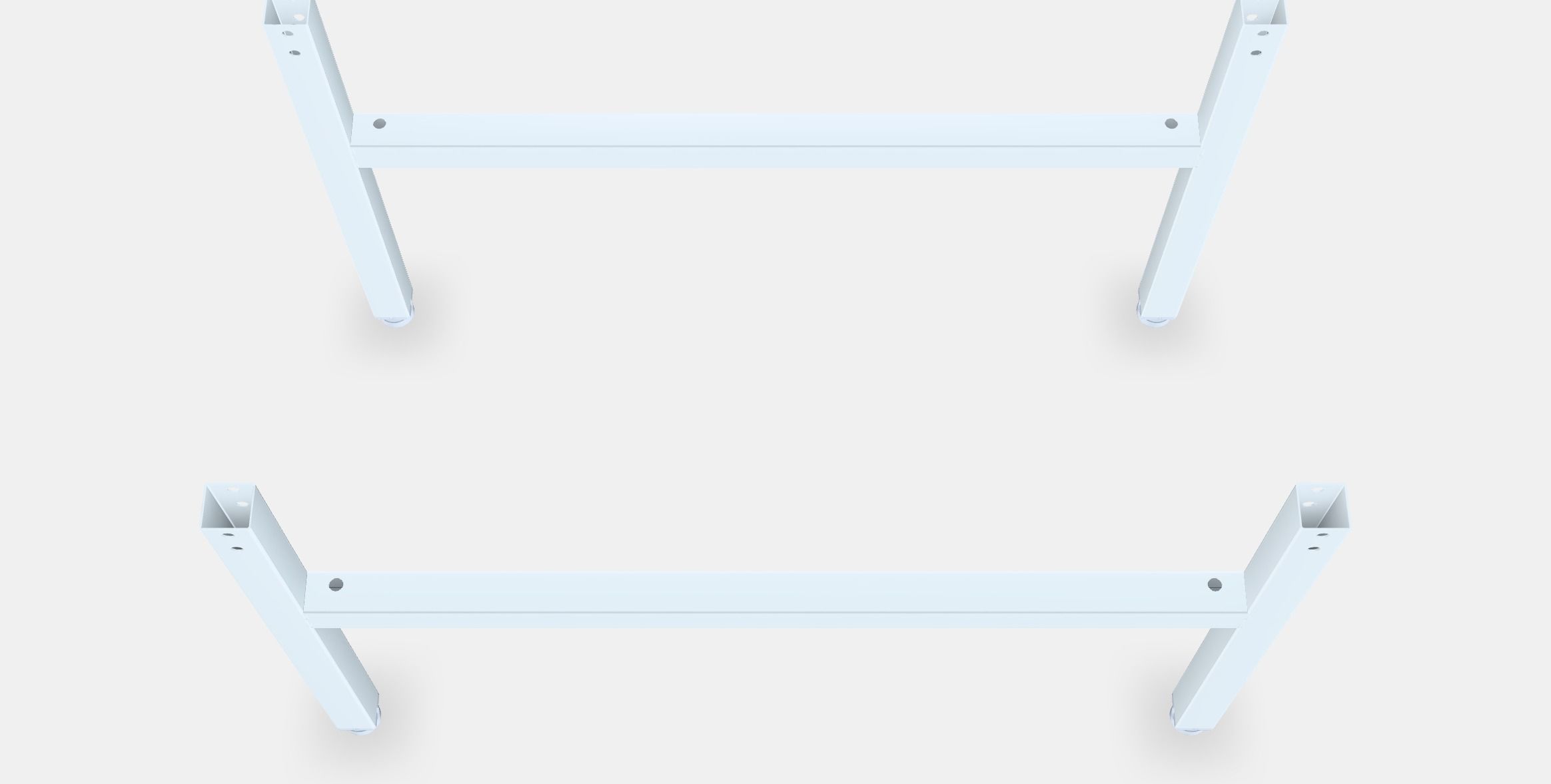 HALLAN Pair of legs Low-poly 3D model_4