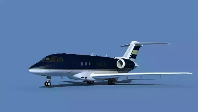 Hawker Siddley 4000 V11 3D model