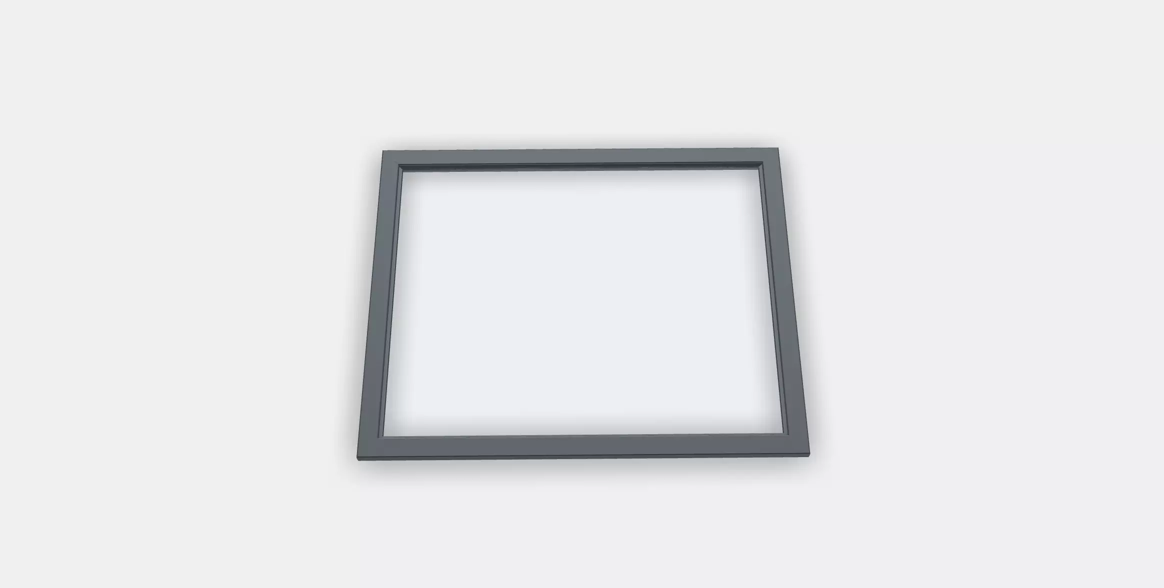 KOMPLEMENT Glass shelf 4 Low-poly 3D model_0