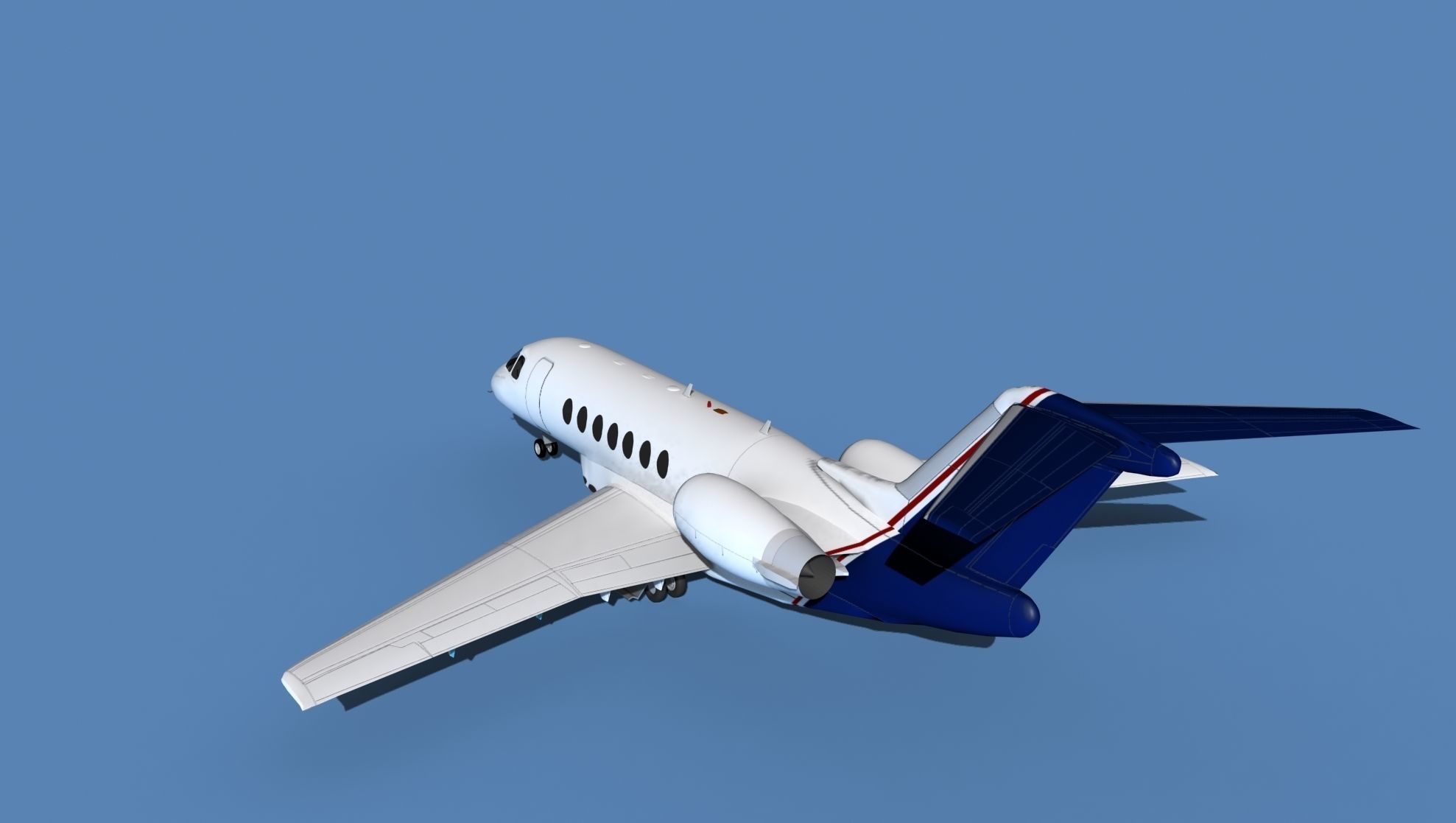 Hawker Siddley 4000 V14 3D model_7