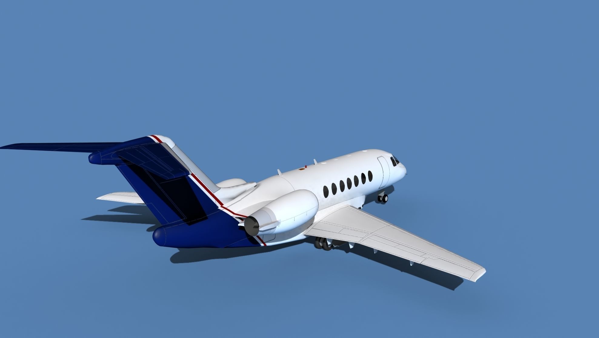 Hawker Siddley 4000 V14 3D model_5