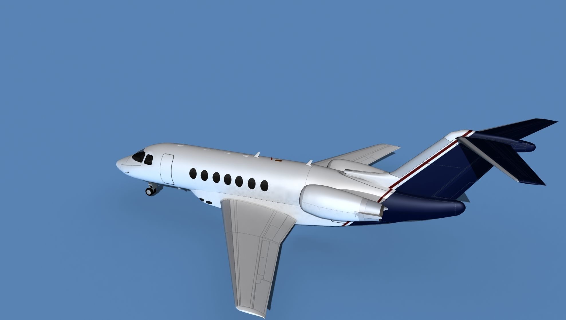 Hawker Siddley 4000 V14 3D model_8