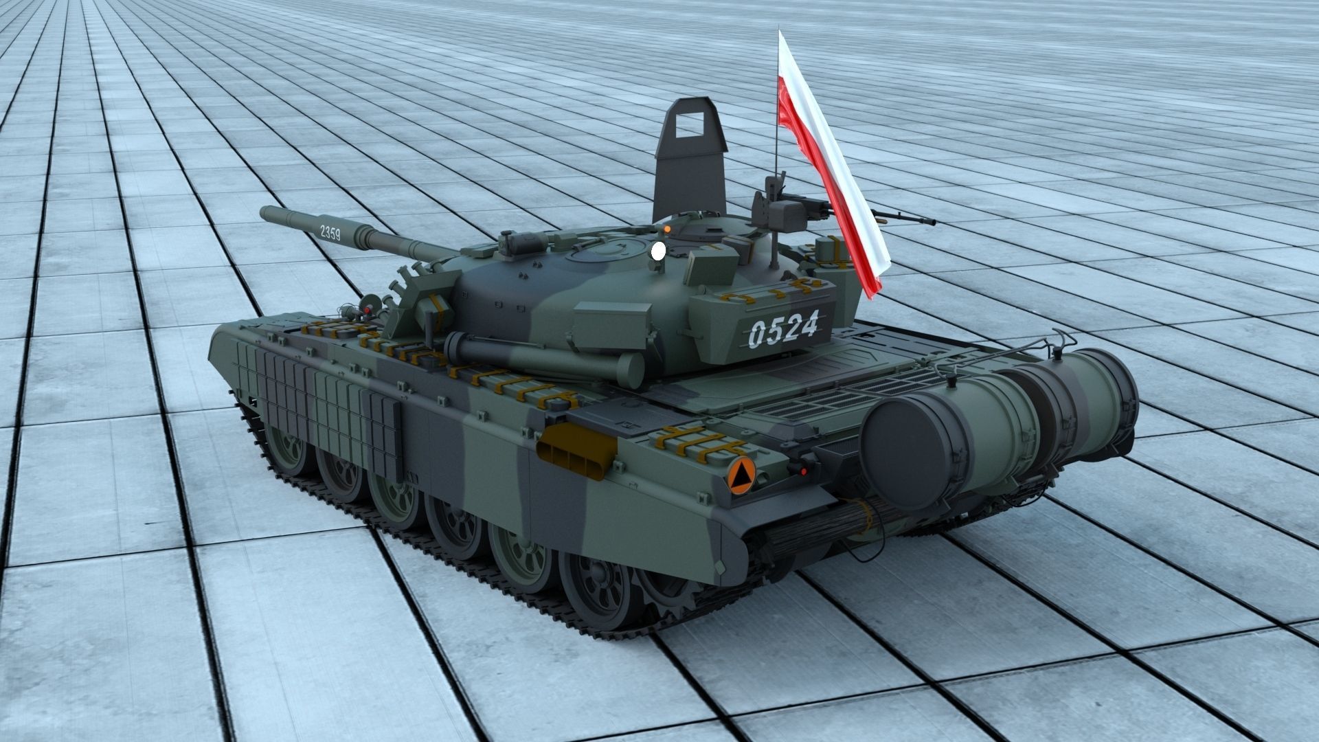 PT 91 Twardy 3D model_1