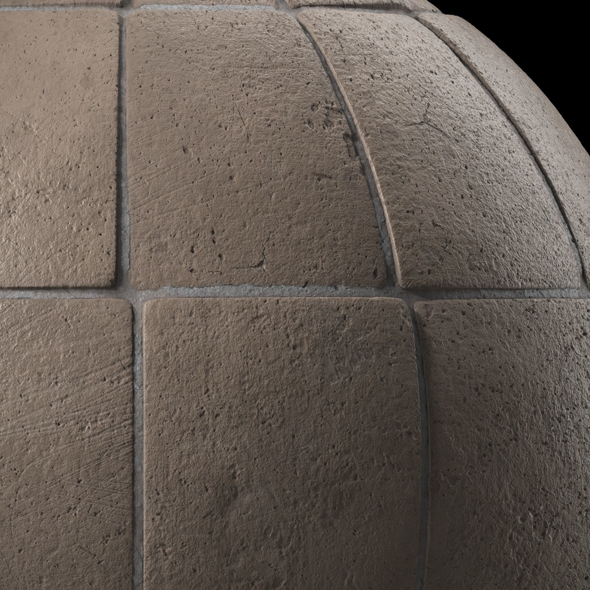 Pavement Materials 105- Concrete Paving - Sbsar Pbr 4k Seamless Texture_7