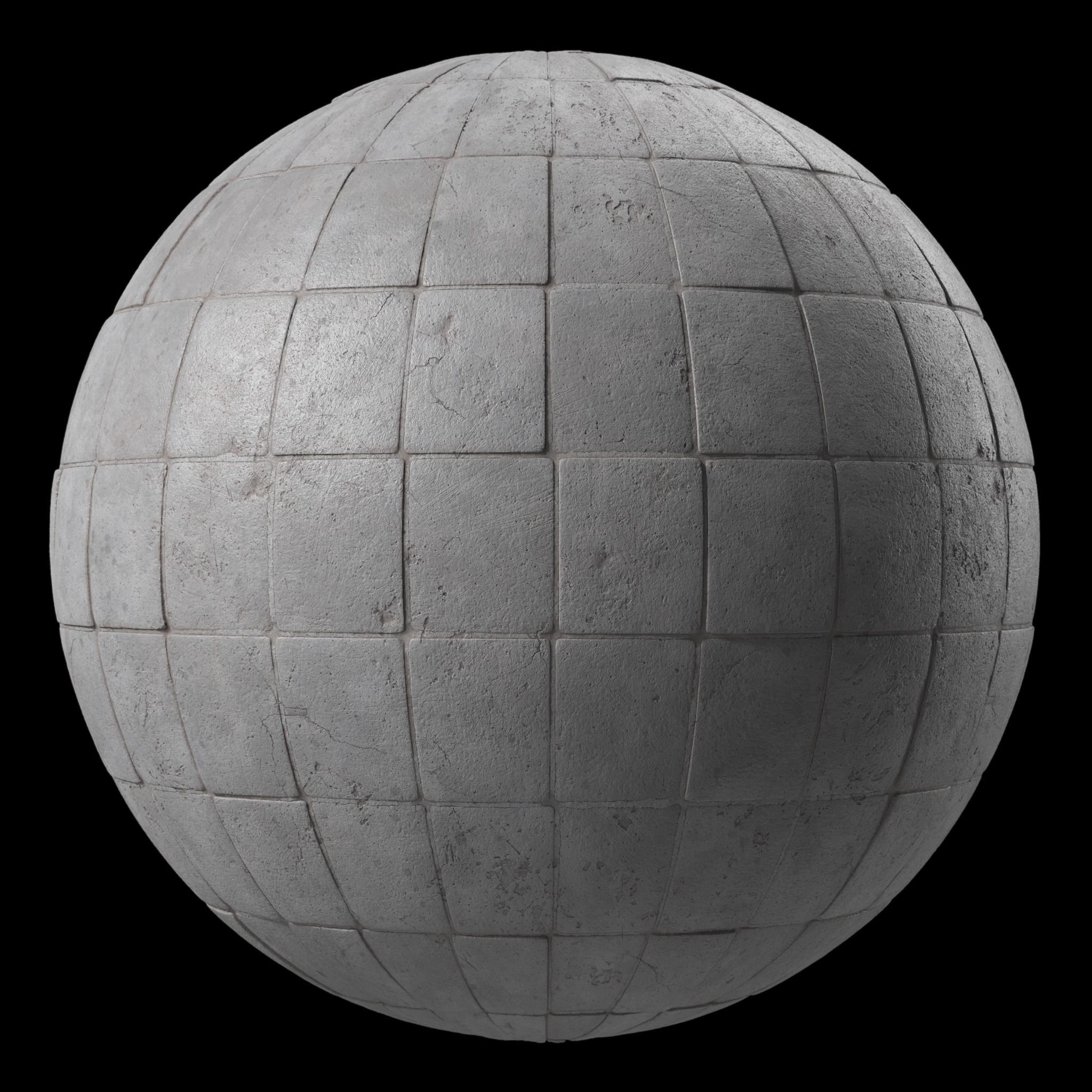 Pavement Materials 105- Concrete Paving - Sbsar Pbr 4k Seamless Texture_1