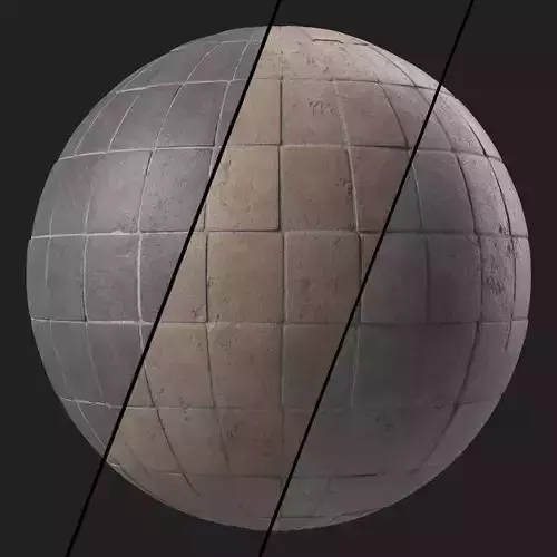 Pavement Materials 105- Concrete Paving - Sbsar Pbr 4k Seamless