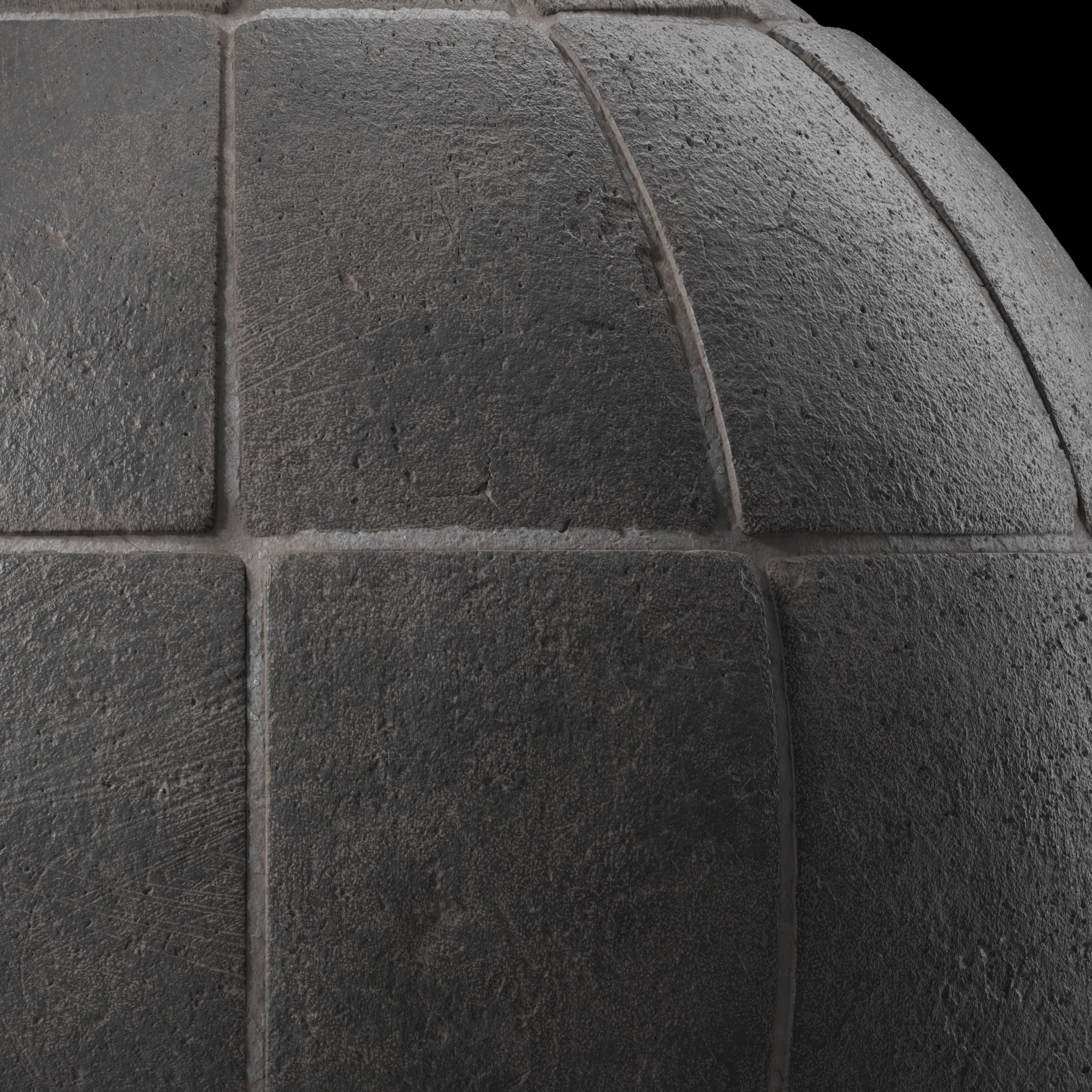 Pavement Materials 105- Concrete Paving - Sbsar Pbr 4k Seamless Texture_5