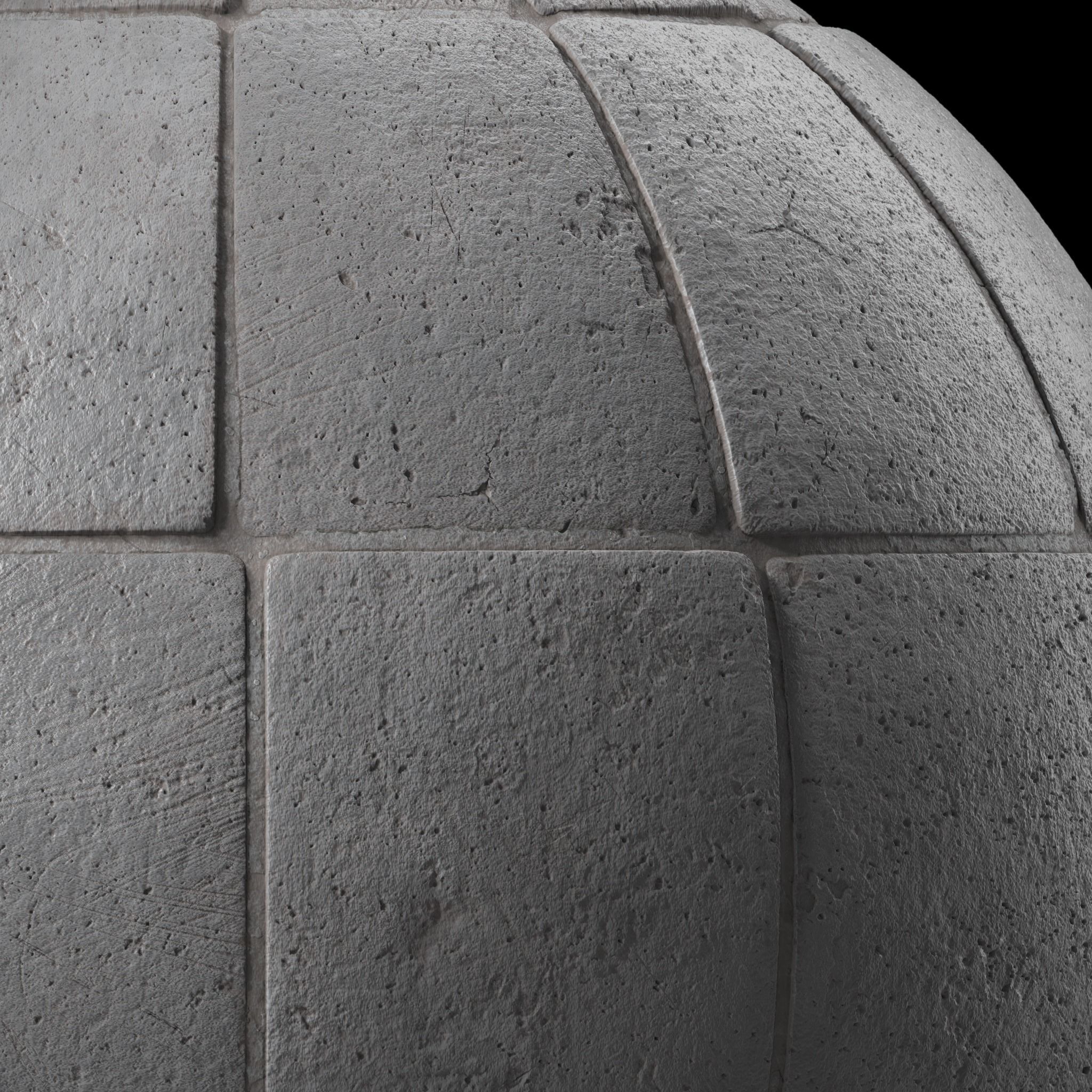Pavement Materials 105- Concrete Paving - Sbsar Pbr 4k Seamless Texture_2