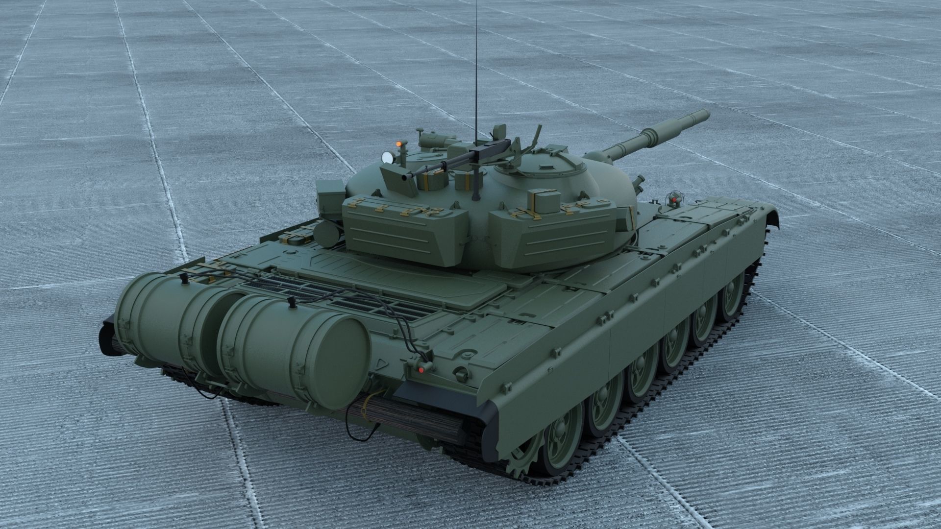 T72 Ural 3D model_2
