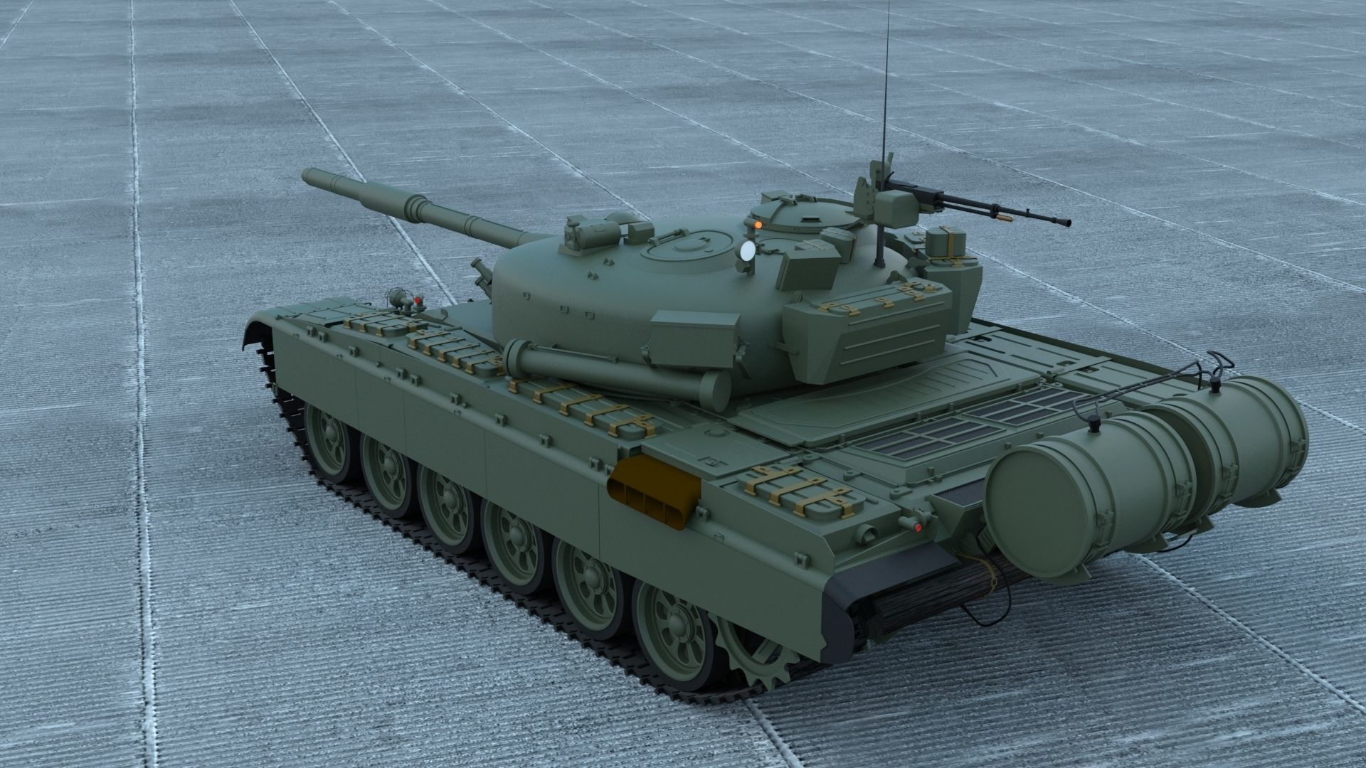 T72 Ural 3D model_1