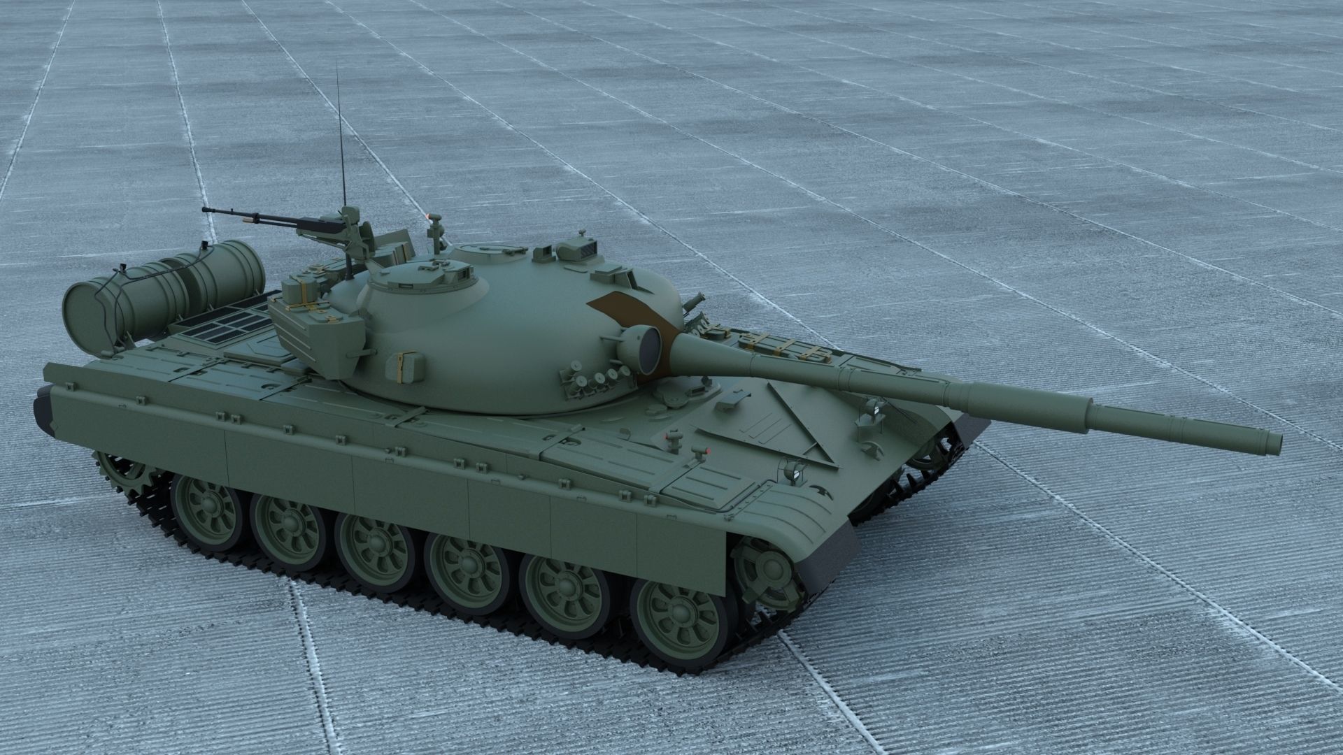 T72 Ural 3D model_3