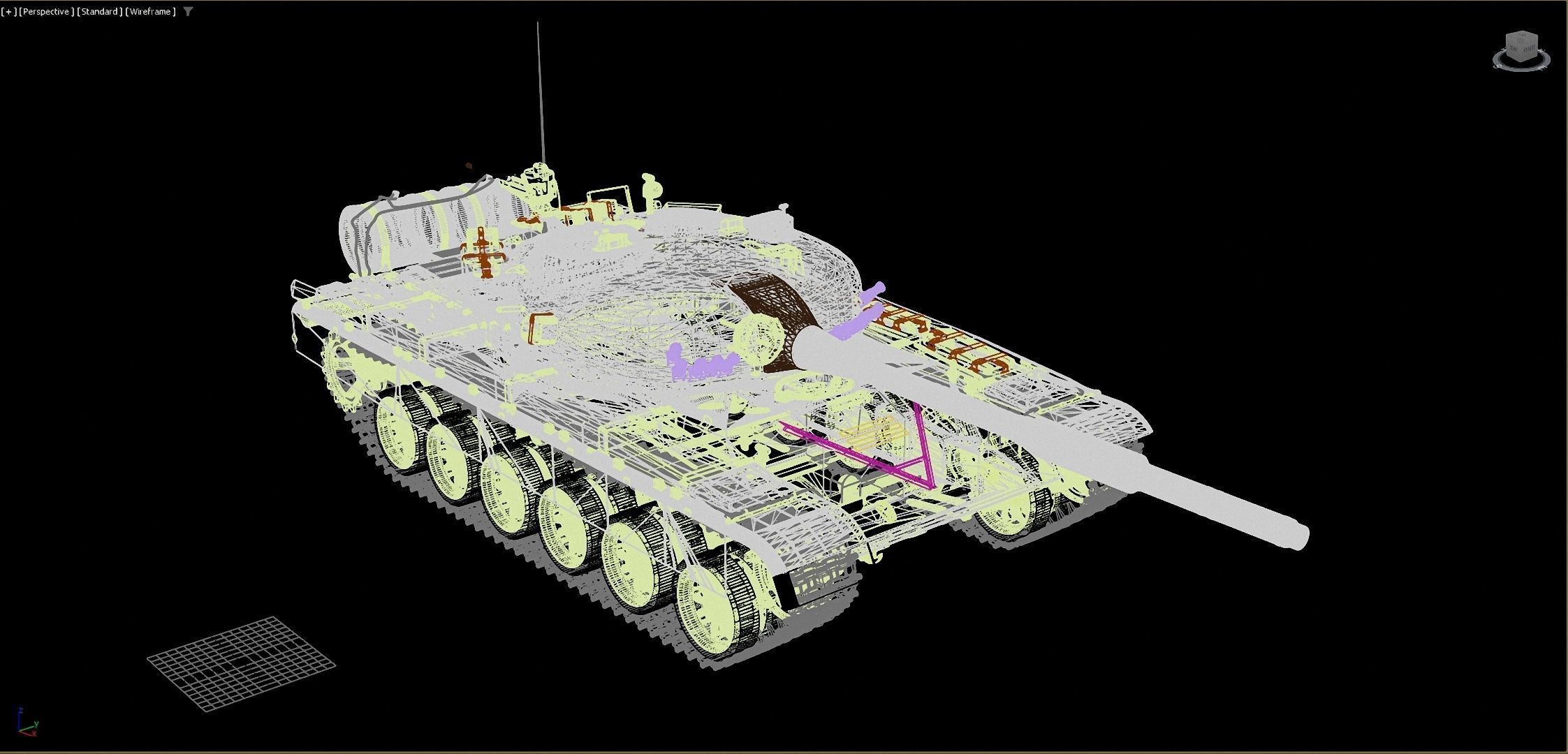 T72 Ural 3D model_4