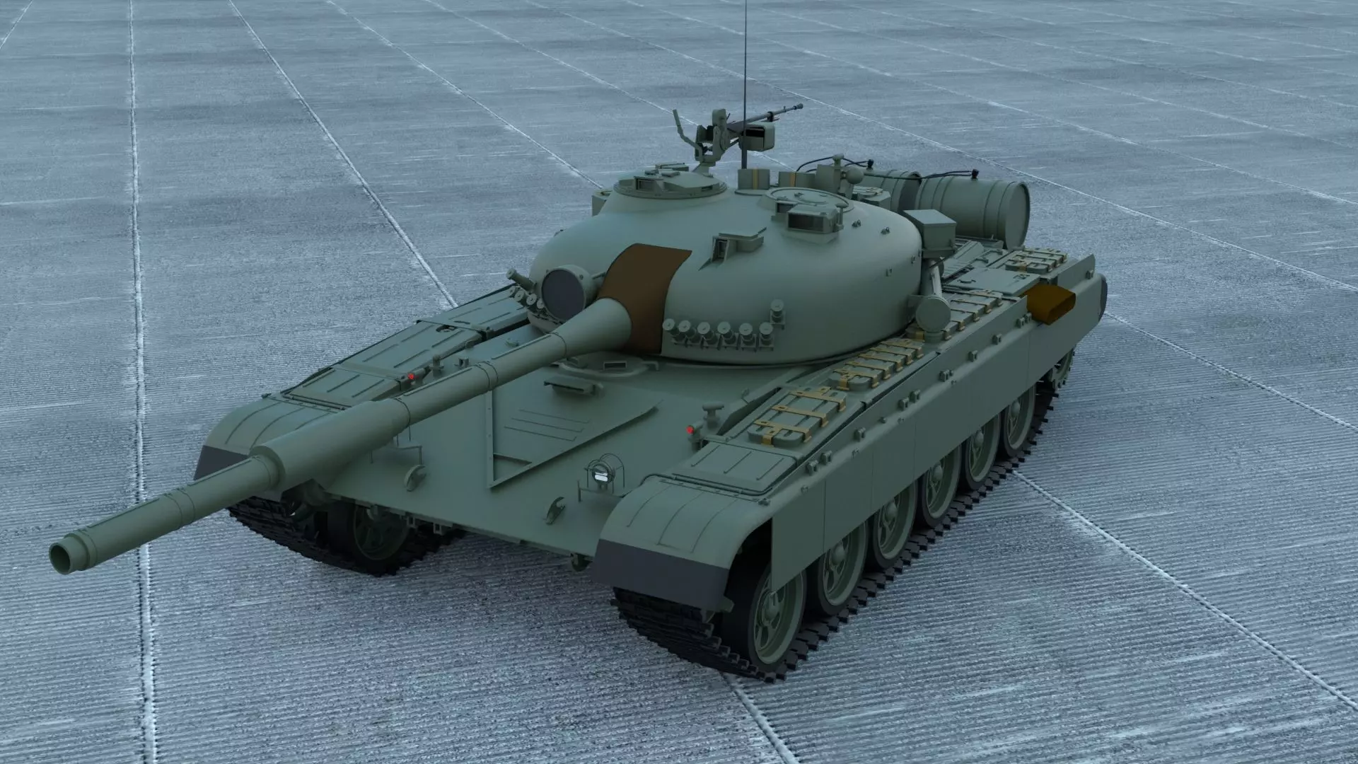 T72 Ural 3D model_0